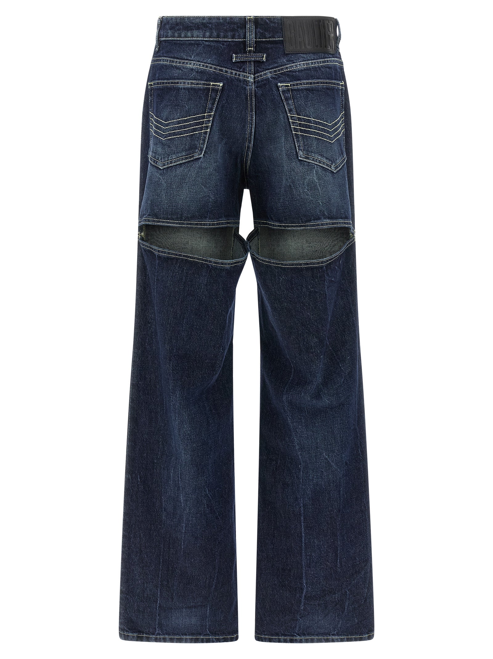 Jean Paul Gaultier Blaue Baumwolljeans Denim