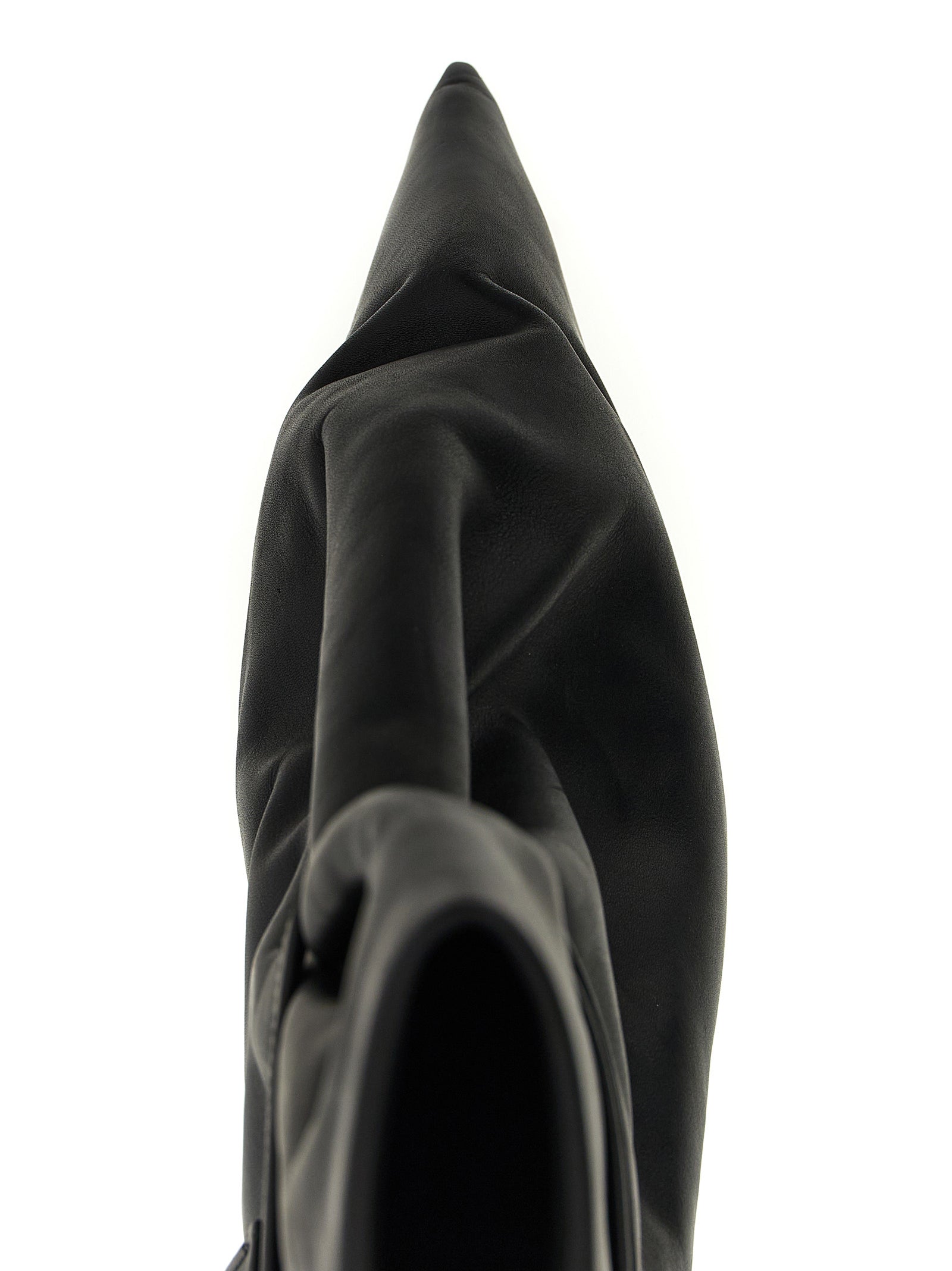 Rick Owens Schwarze Ankle Boots aus Rindsleder