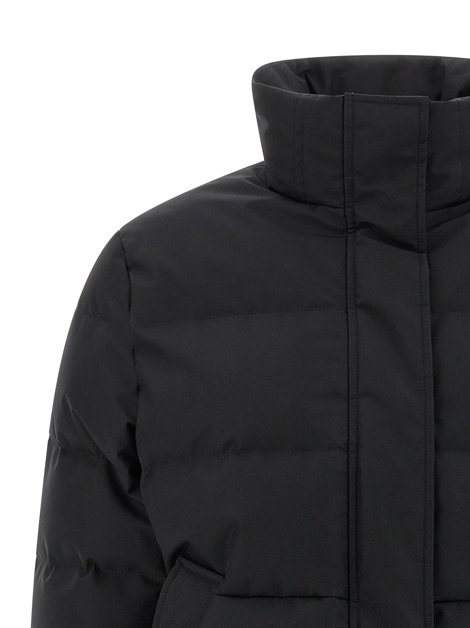 Alexander McQueen Schwarze Polyamidjacke