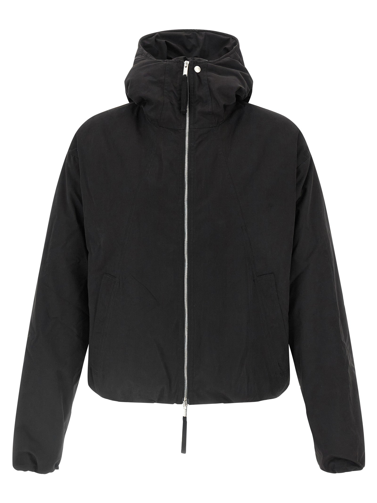 Thom Krom Schwarze Shell-Jacke aus Polyester