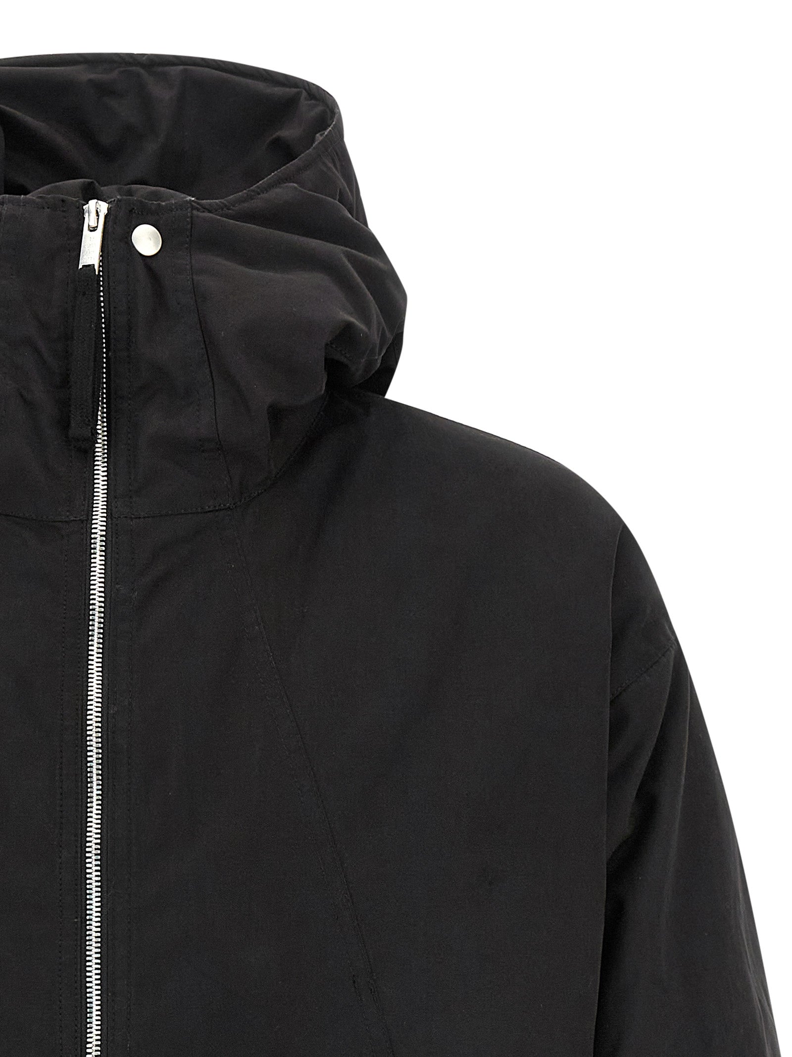 Thom Krom Schwarze Shell-Jacke aus Polyester