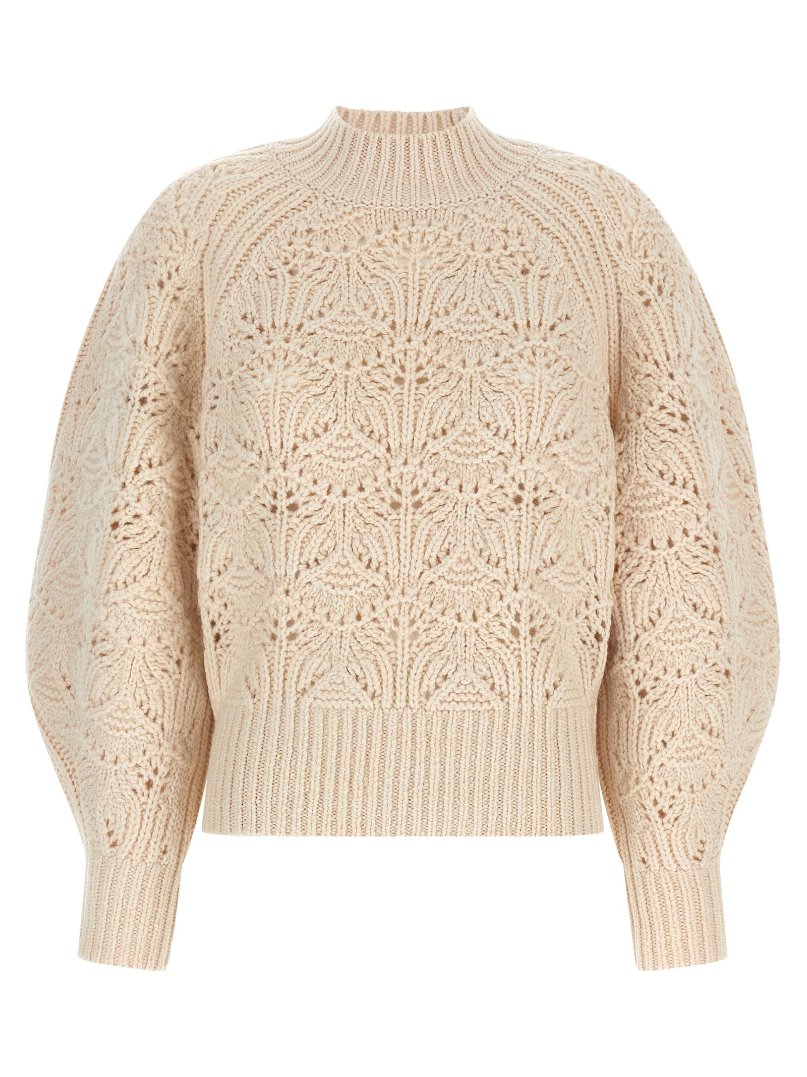 Zimmermann Beige Wollstrickjacke