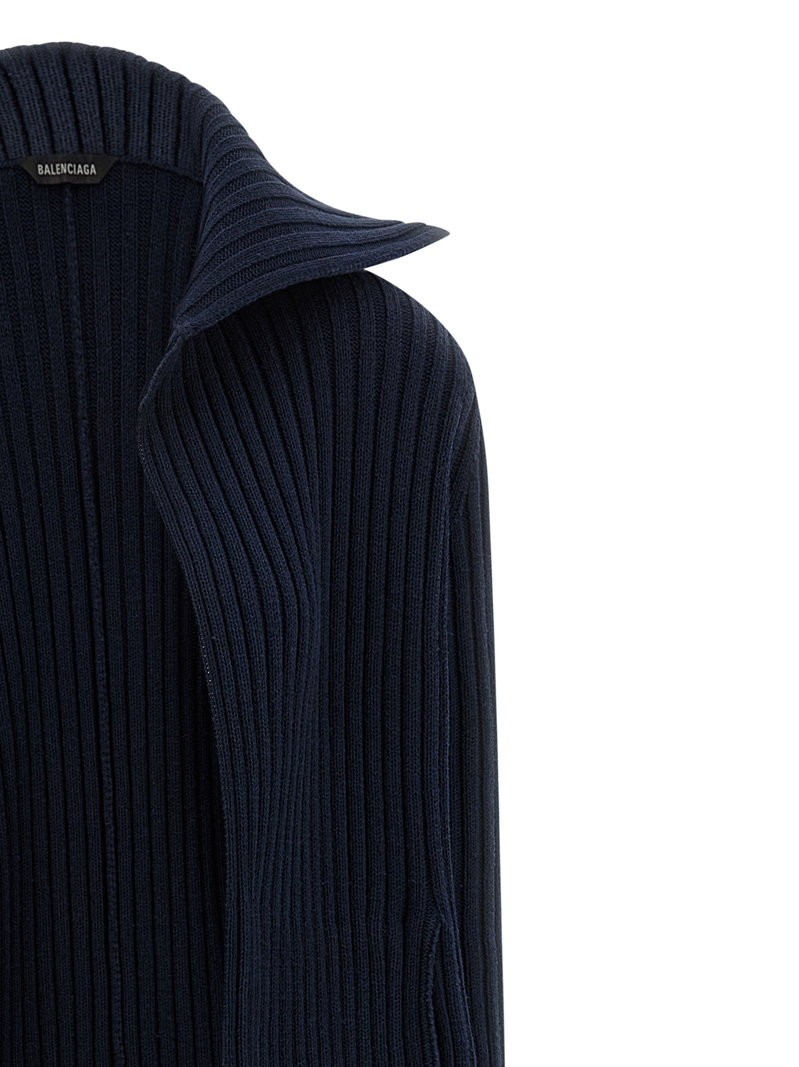 Balenciaga Blauer Cardigan aus Polyester