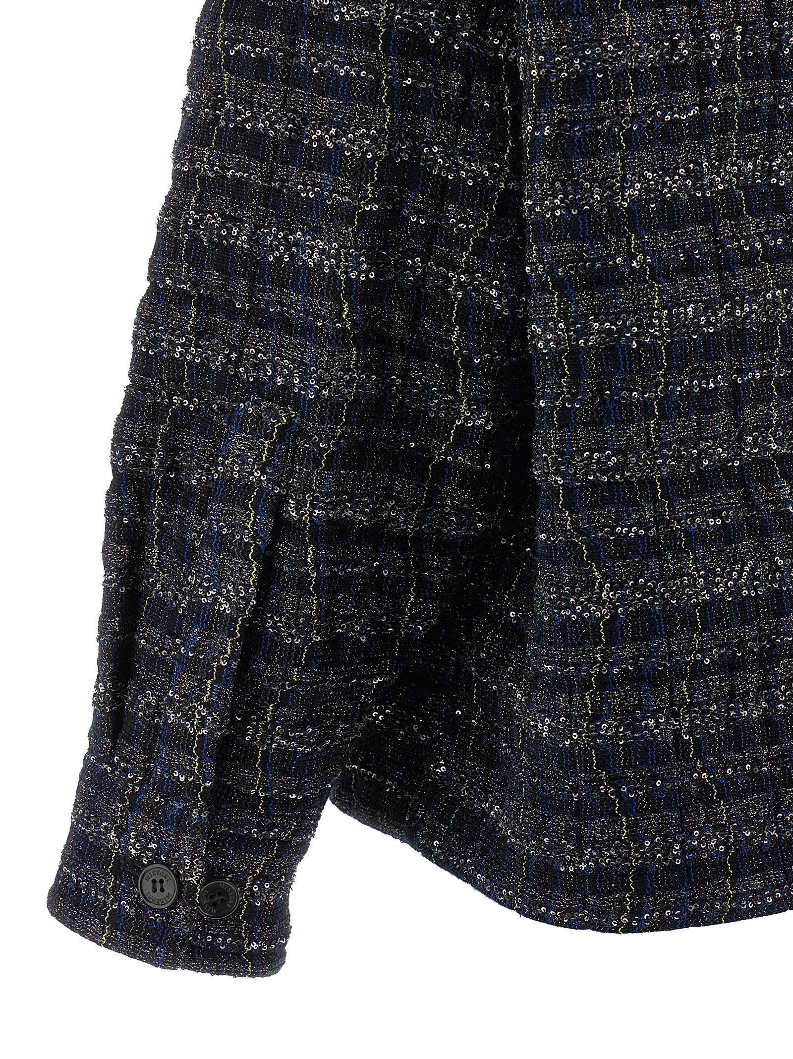 Missoni Blauer Mantel aus Viskose