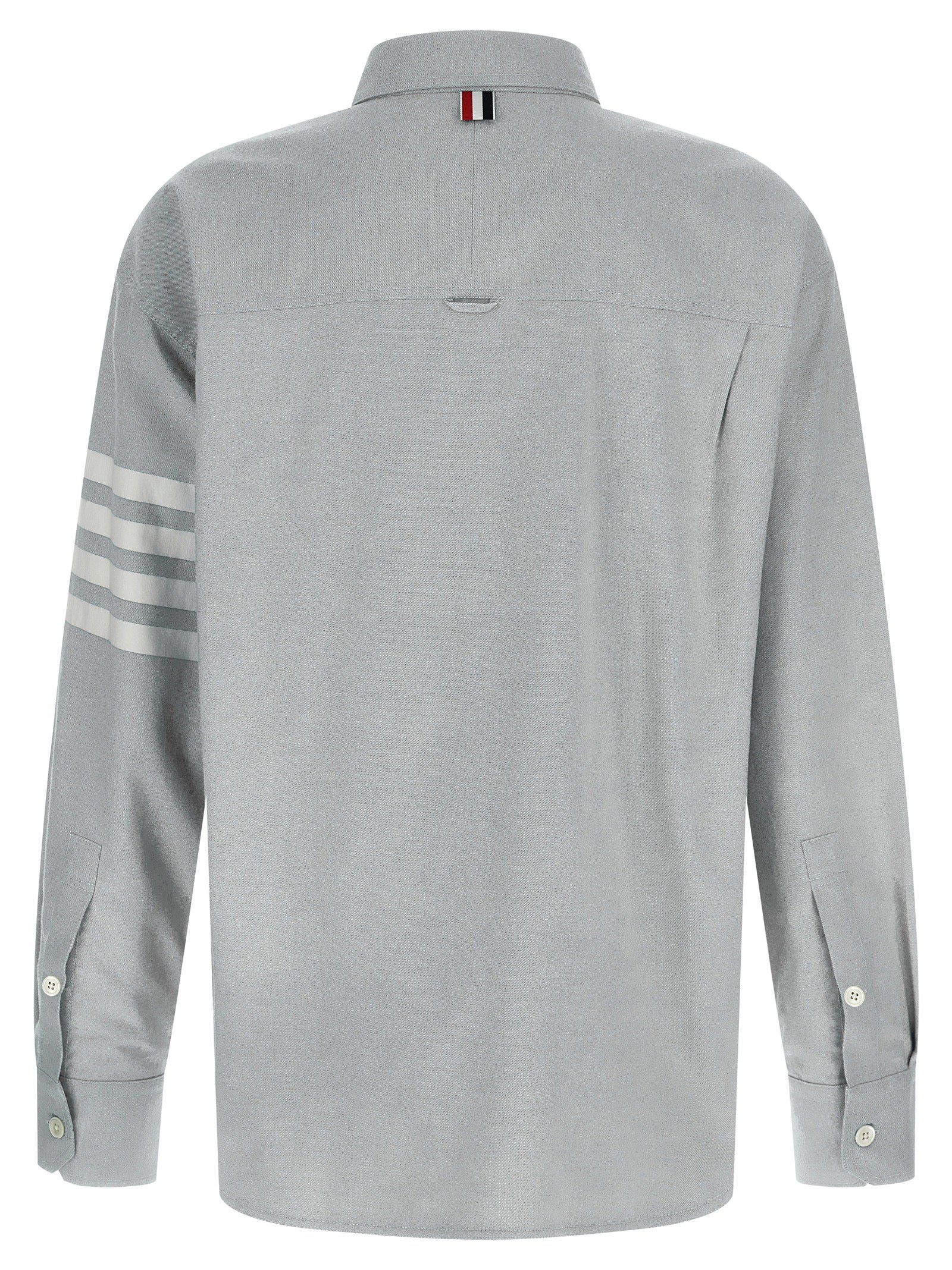 Thom Browne Graue Baumwollbluse