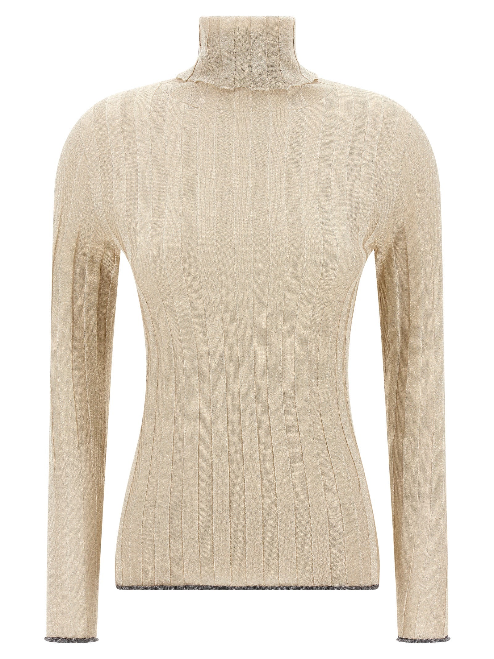 Fabiana Filippi Goldfarbener Cardigan aus Viskose