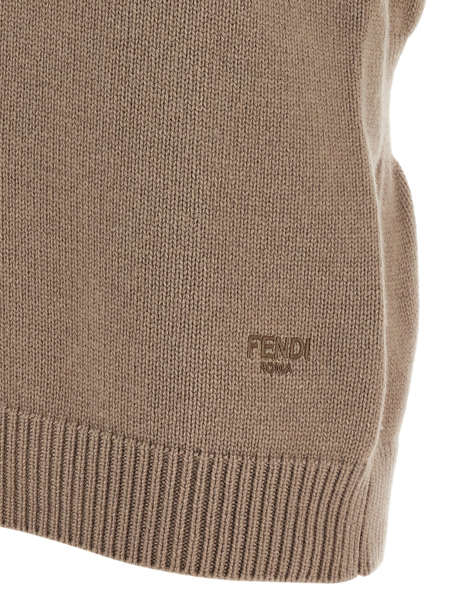 Fendi Beige Kaschmir-Weste