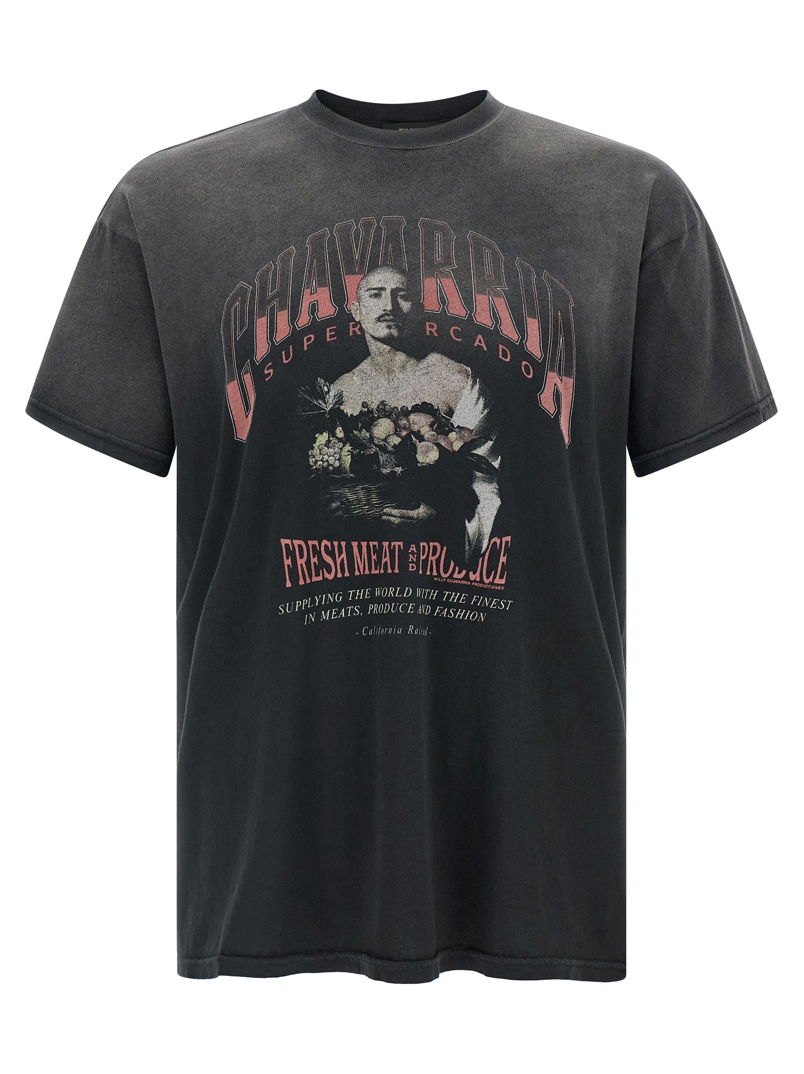 WILLY CHAVARRIA Schwarzes Baumwoll-T-Shirt