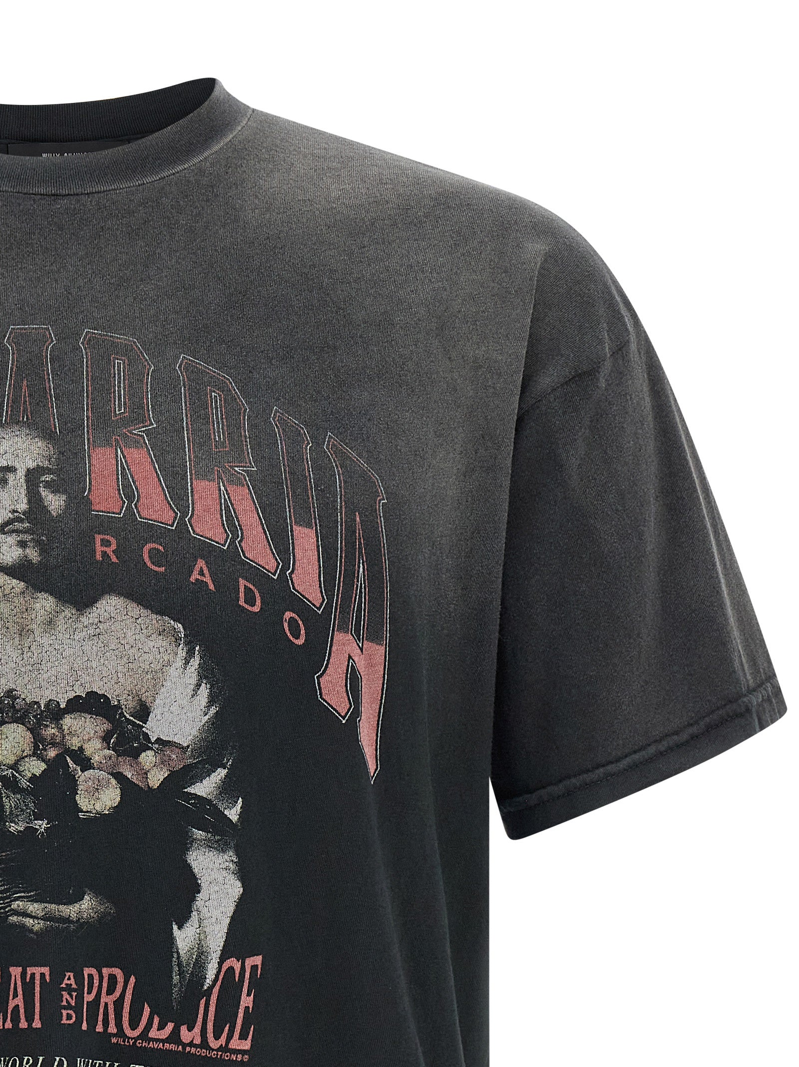WILLY CHAVARRIA Schwarzes Baumwoll-T-Shirt
