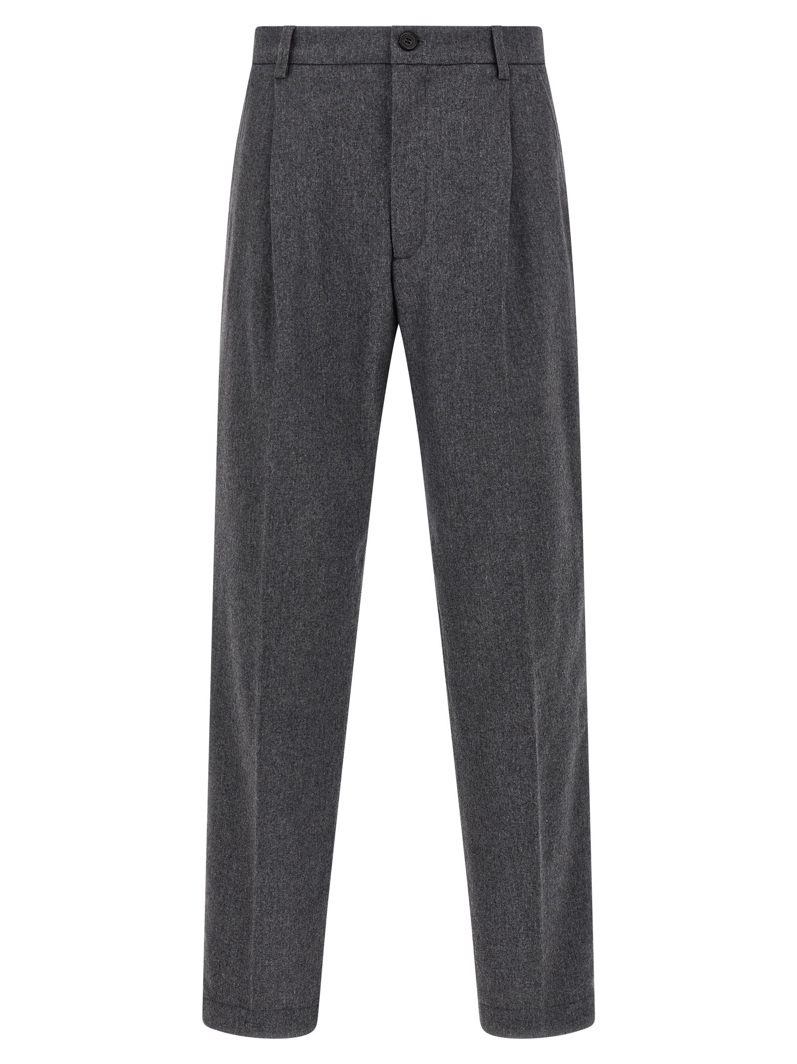 Department 5 Graue Woll-Freizeithose