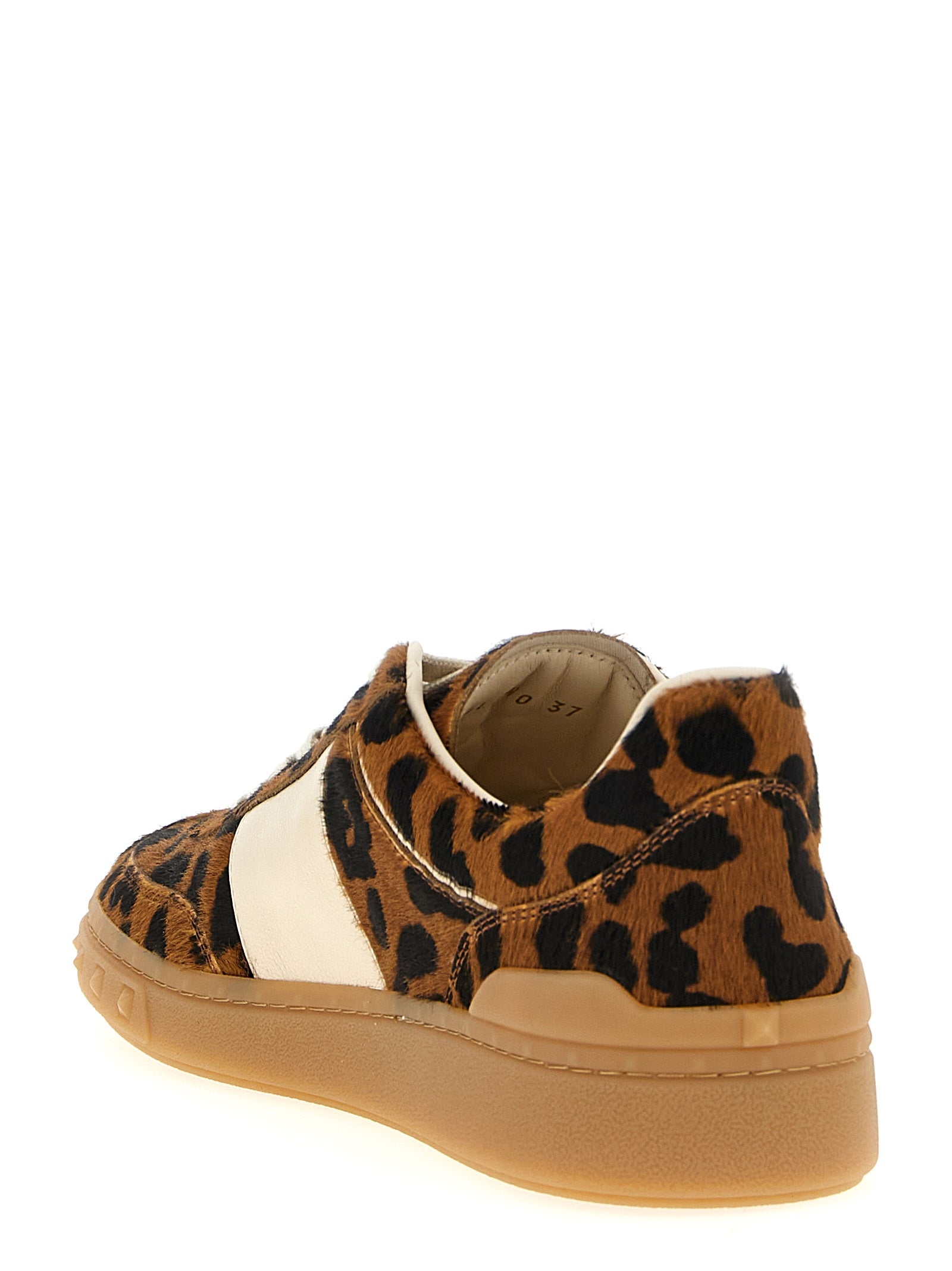 Valentino Garavani Sneakers aus braunem Kalbsleder