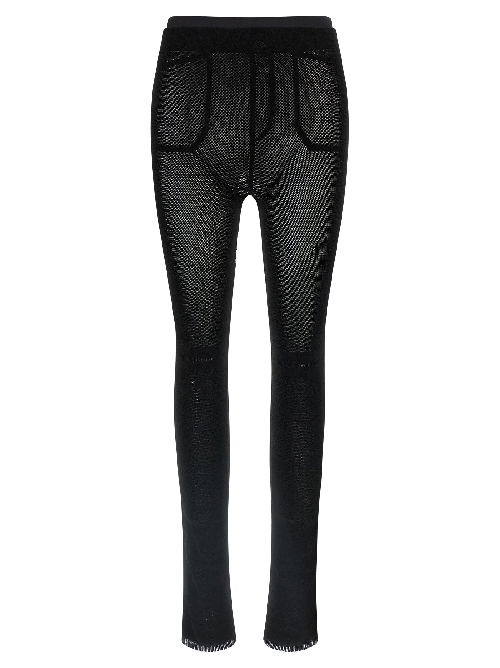 Issey Miyake Schwarze Leggings aus Nylon