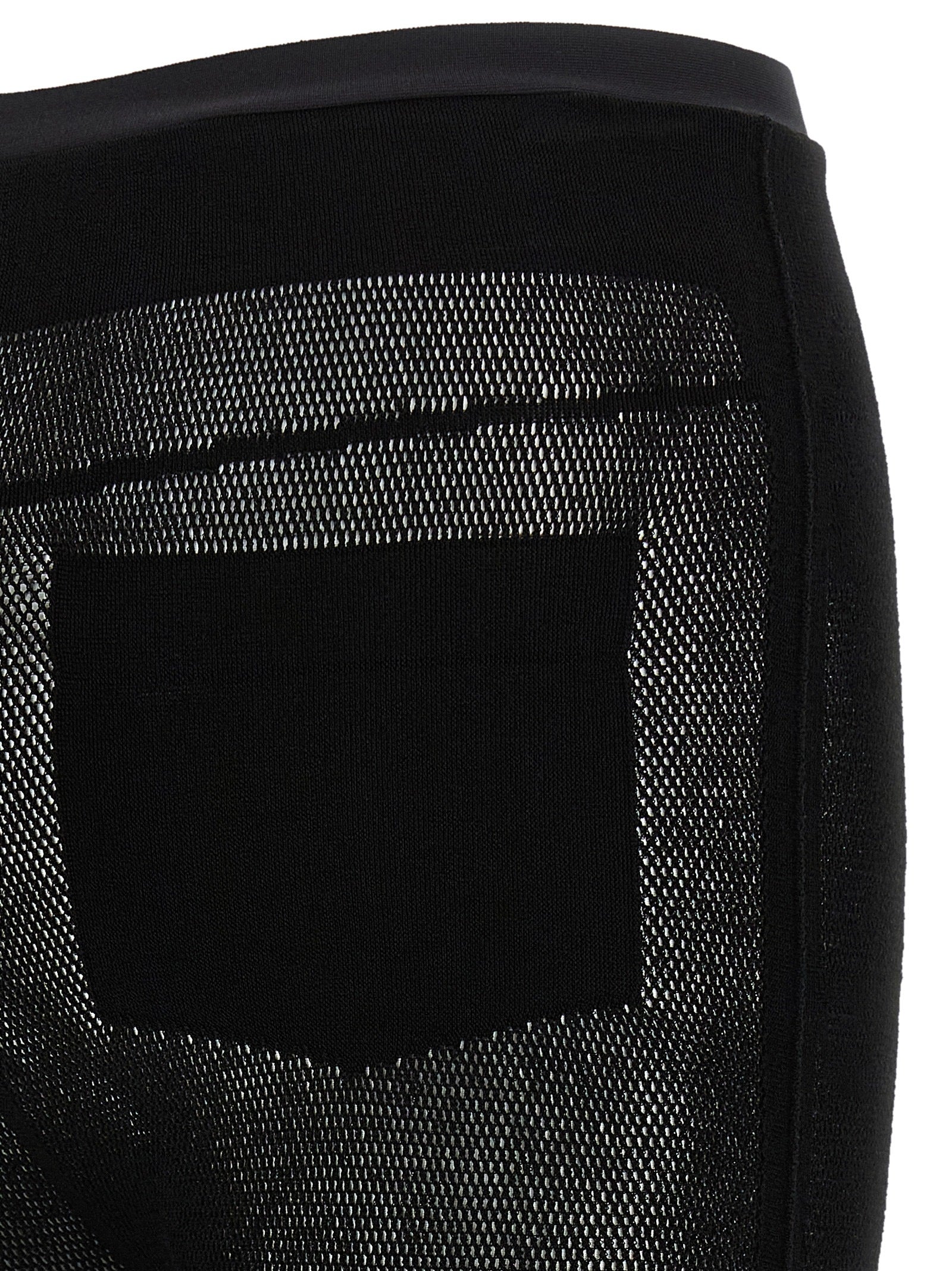 Issey Miyake Schwarze Leggings aus Nylon