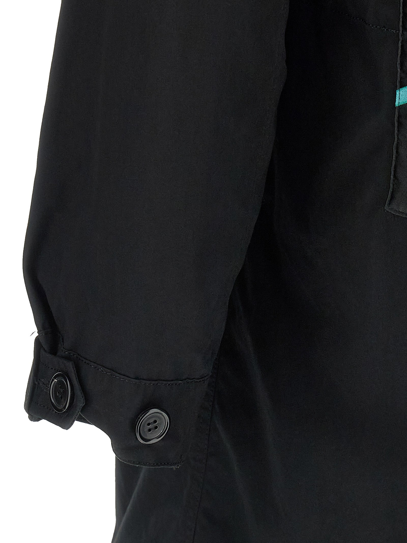 Undercover Schwarzer Parka aus Baumwolle