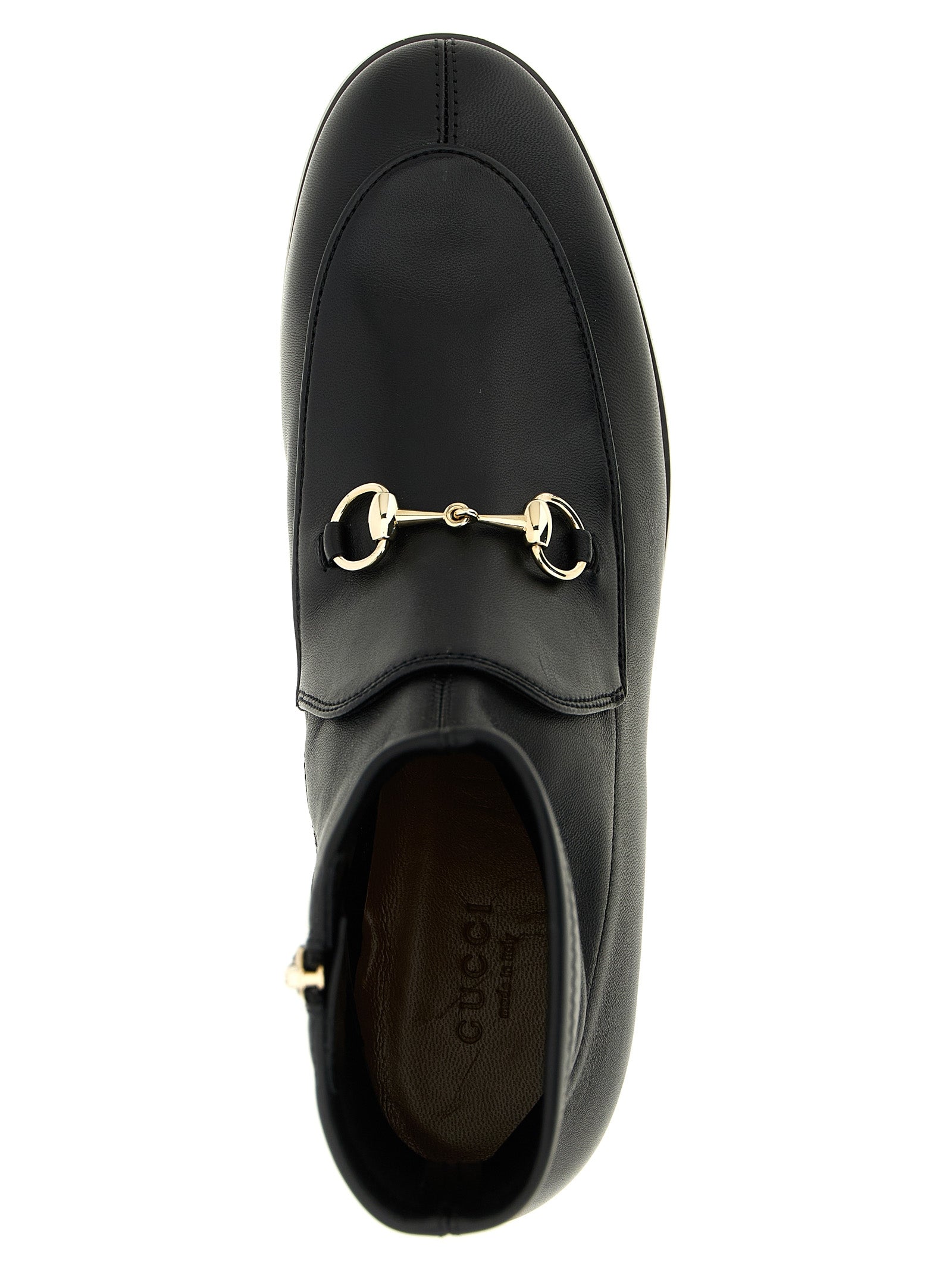 Gucci Schwarze Stiefeletten aus Lammleder