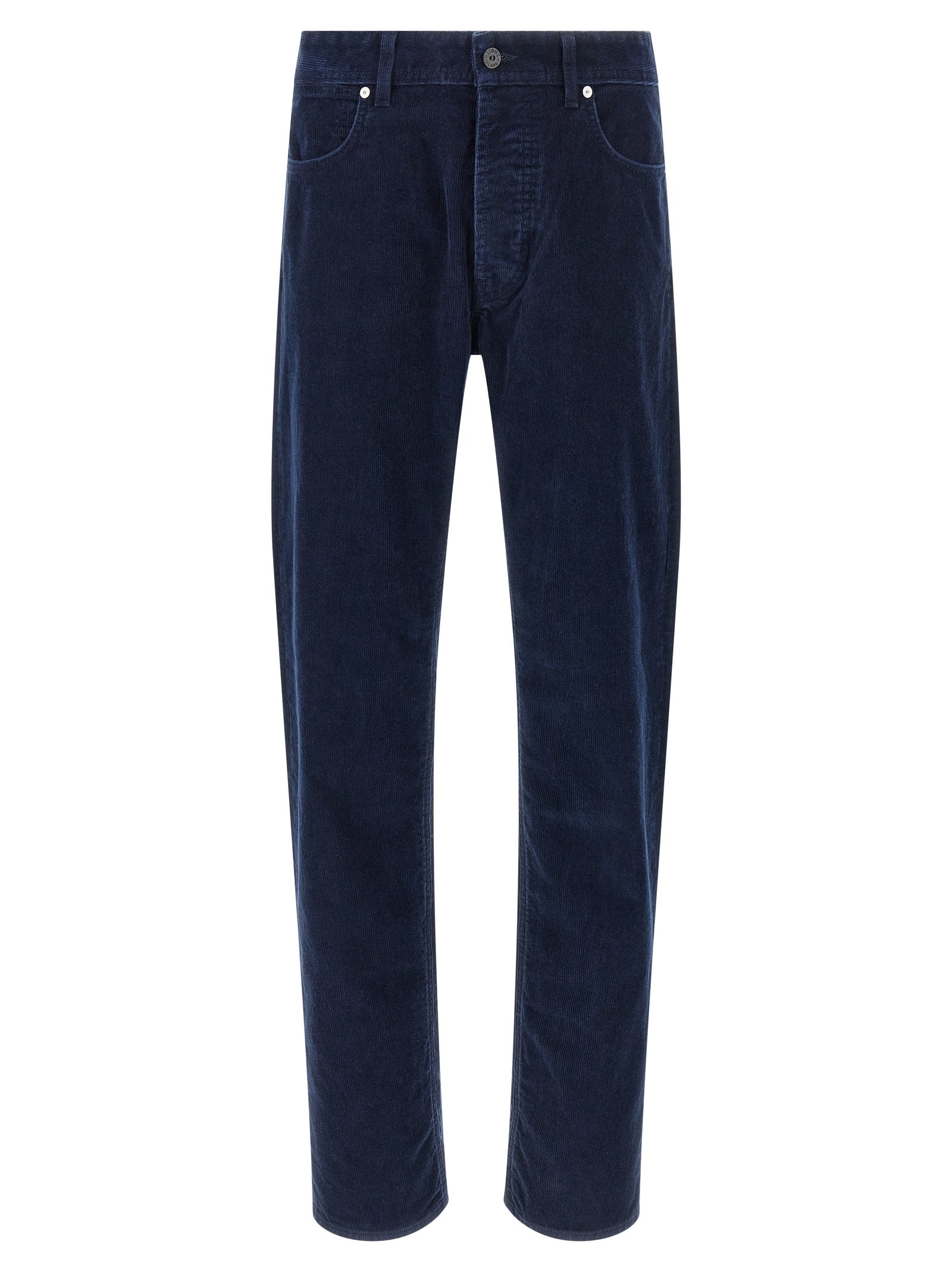 Stone Island Blaue Baumwoll-Freizeithose