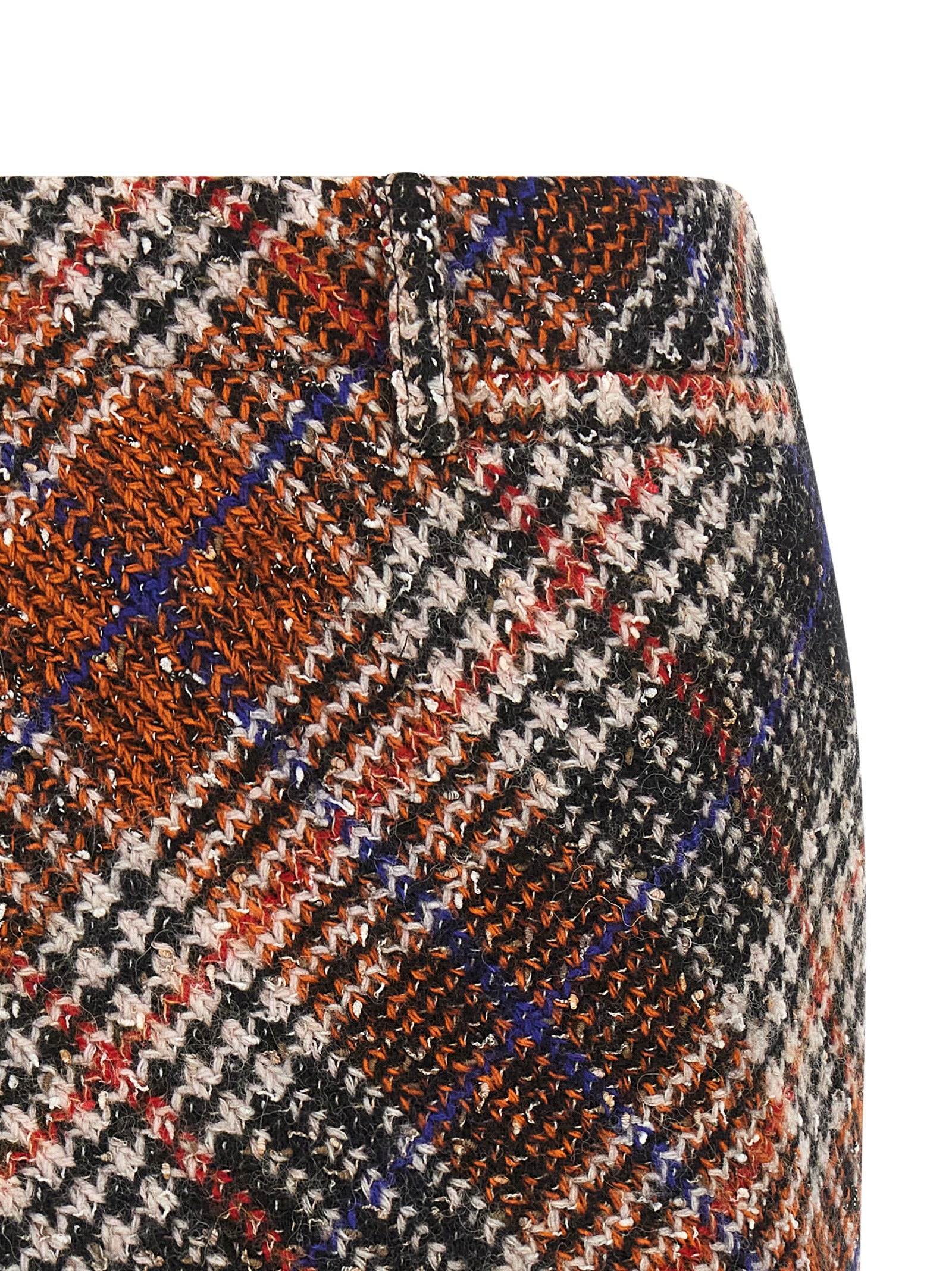 Missoni Langer Rock aus mehrfarbiger Wolle