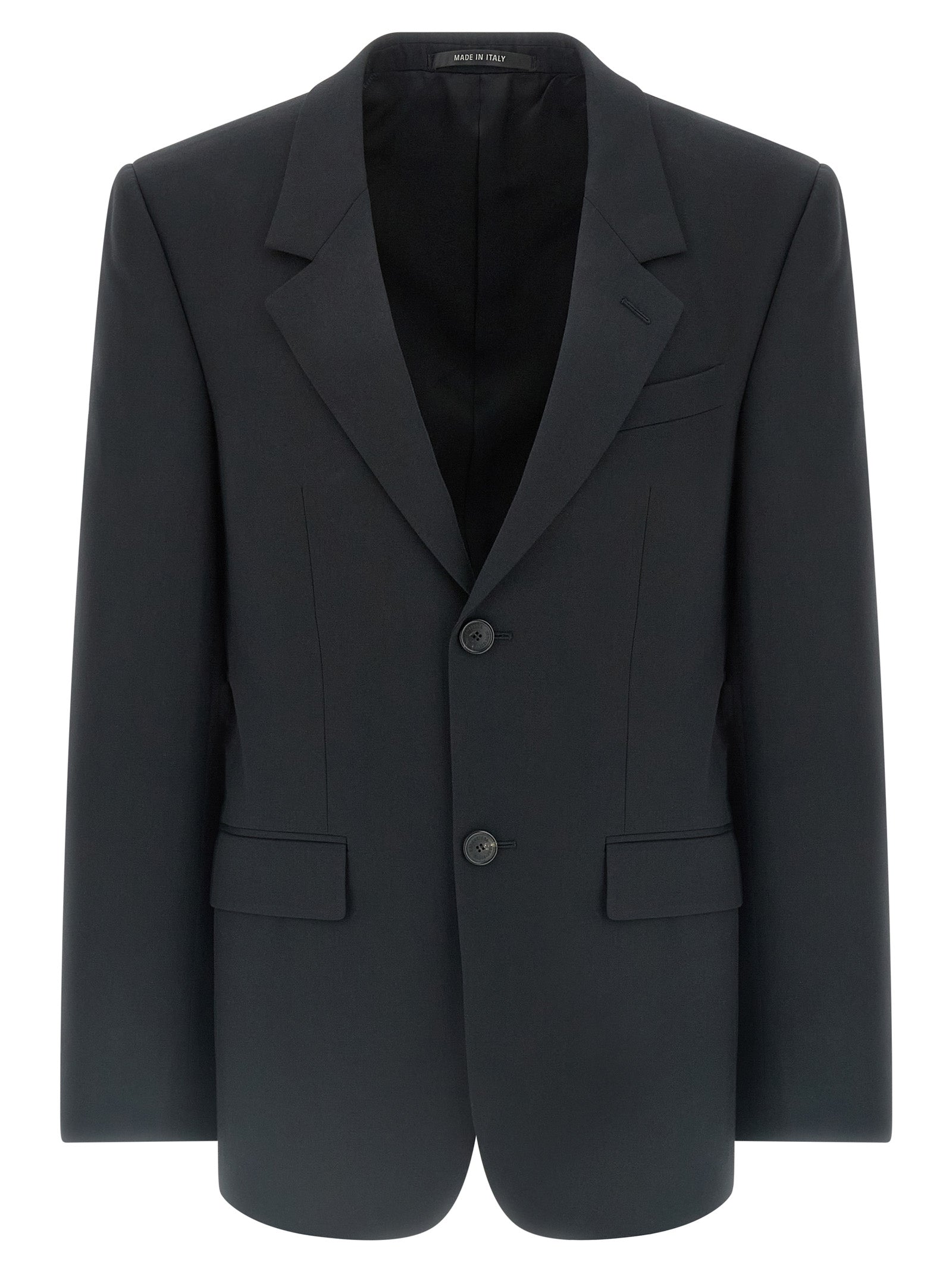Balenciaga Schwarzer Wollblazer