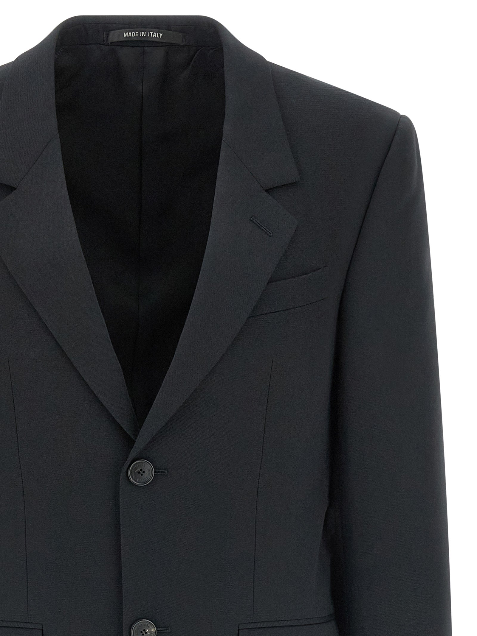 Balenciaga Schwarzer Wollblazer