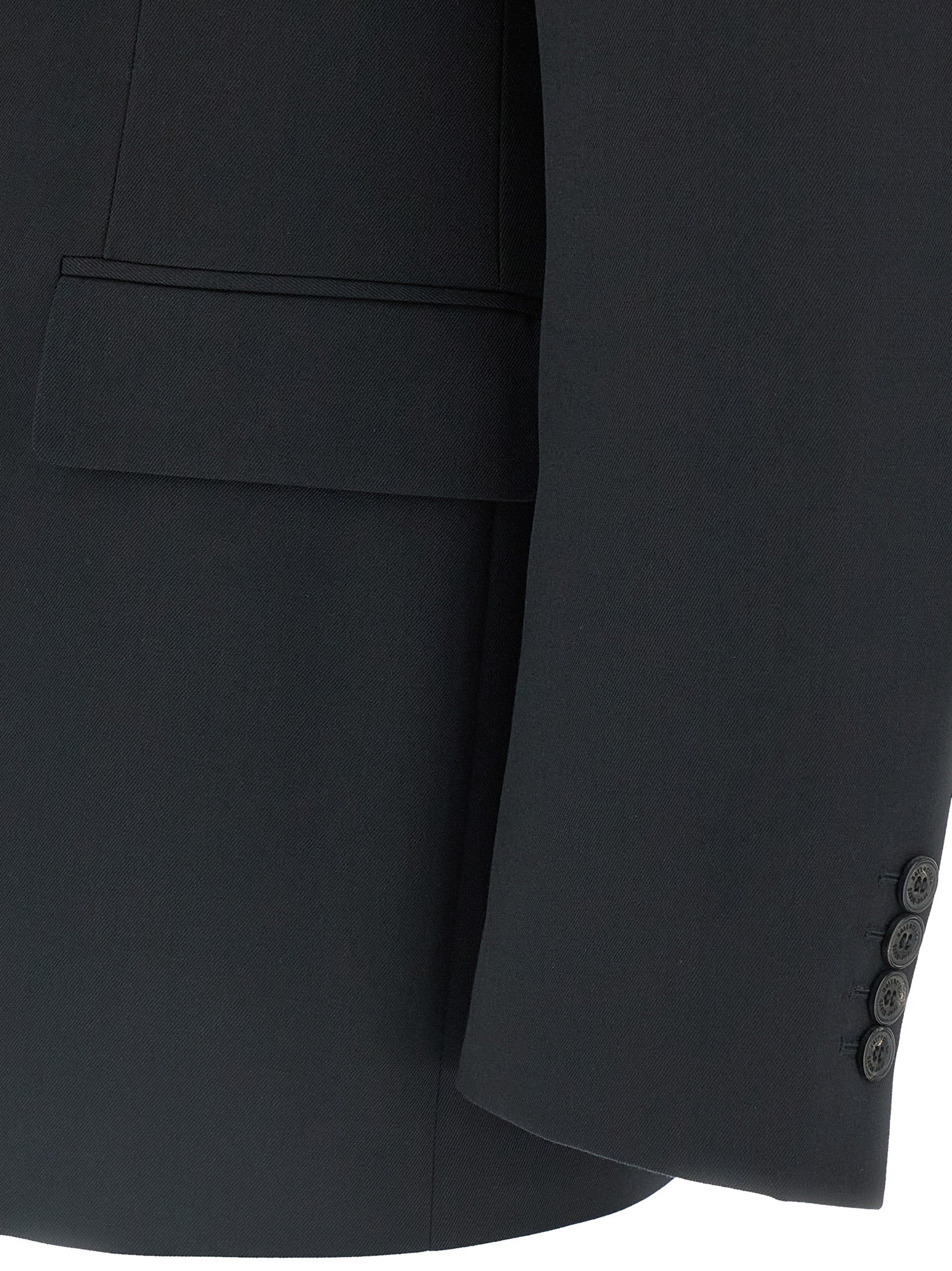Balenciaga Schwarzer Wollblazer