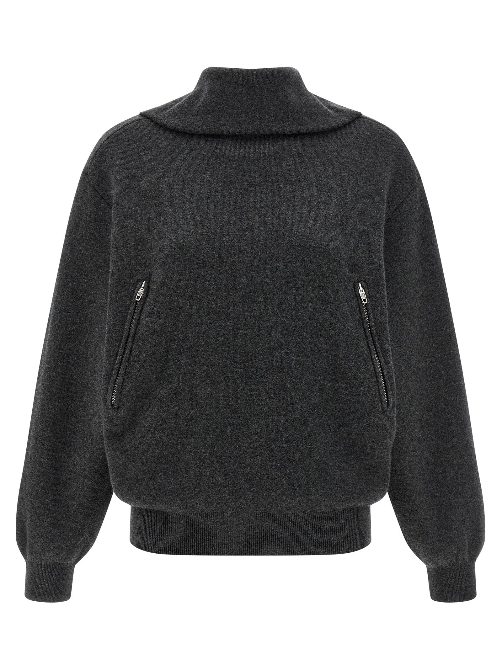 Balenciaga Grauer Wollcardigan