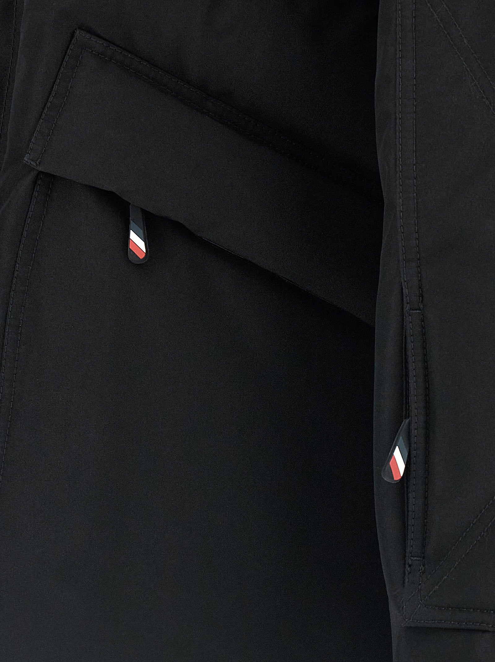 Moncler Grenoble Schwarze Shell-Jacke aus Polyester