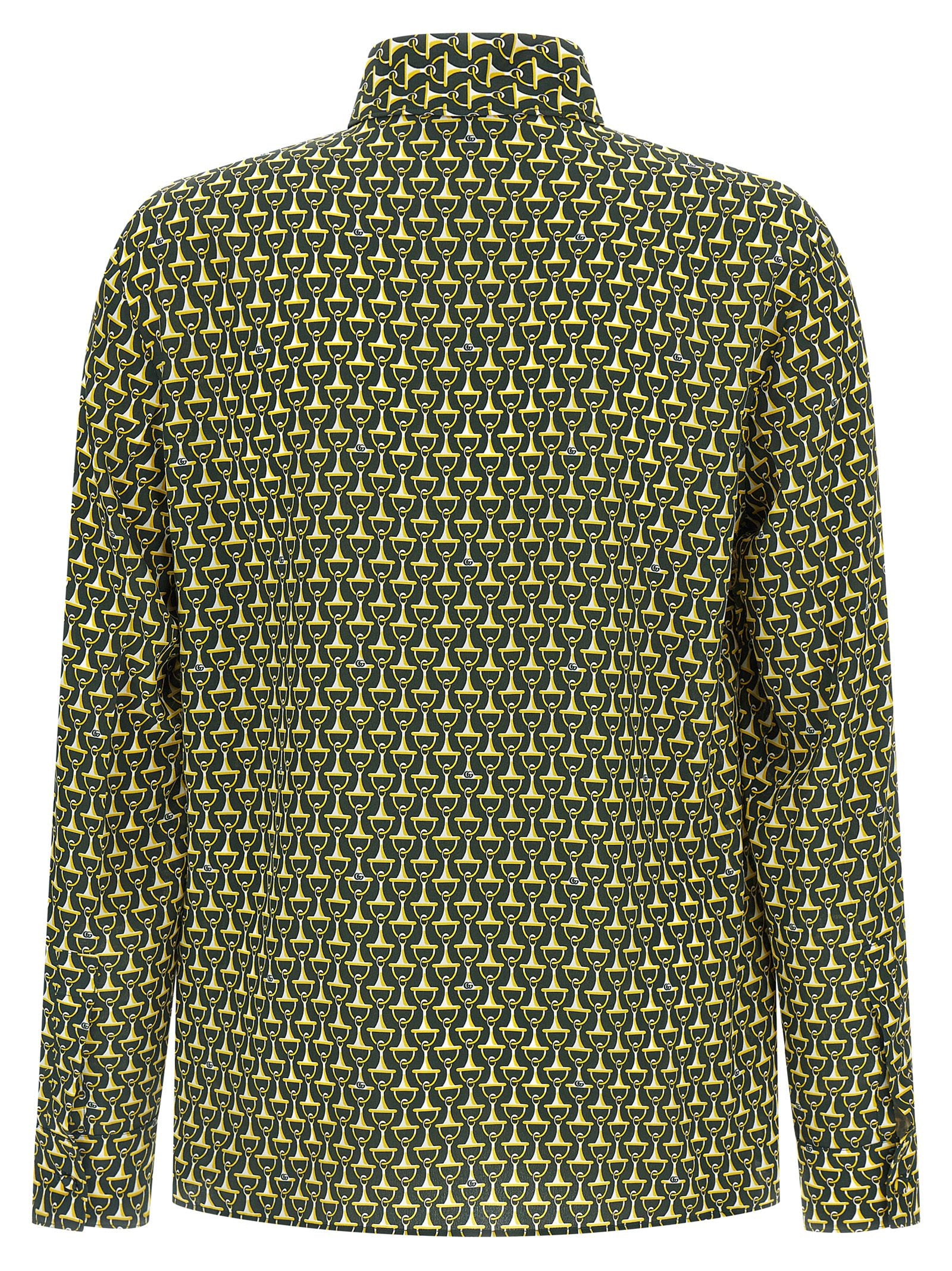 Gucci Zweifarbige Seidenbluse