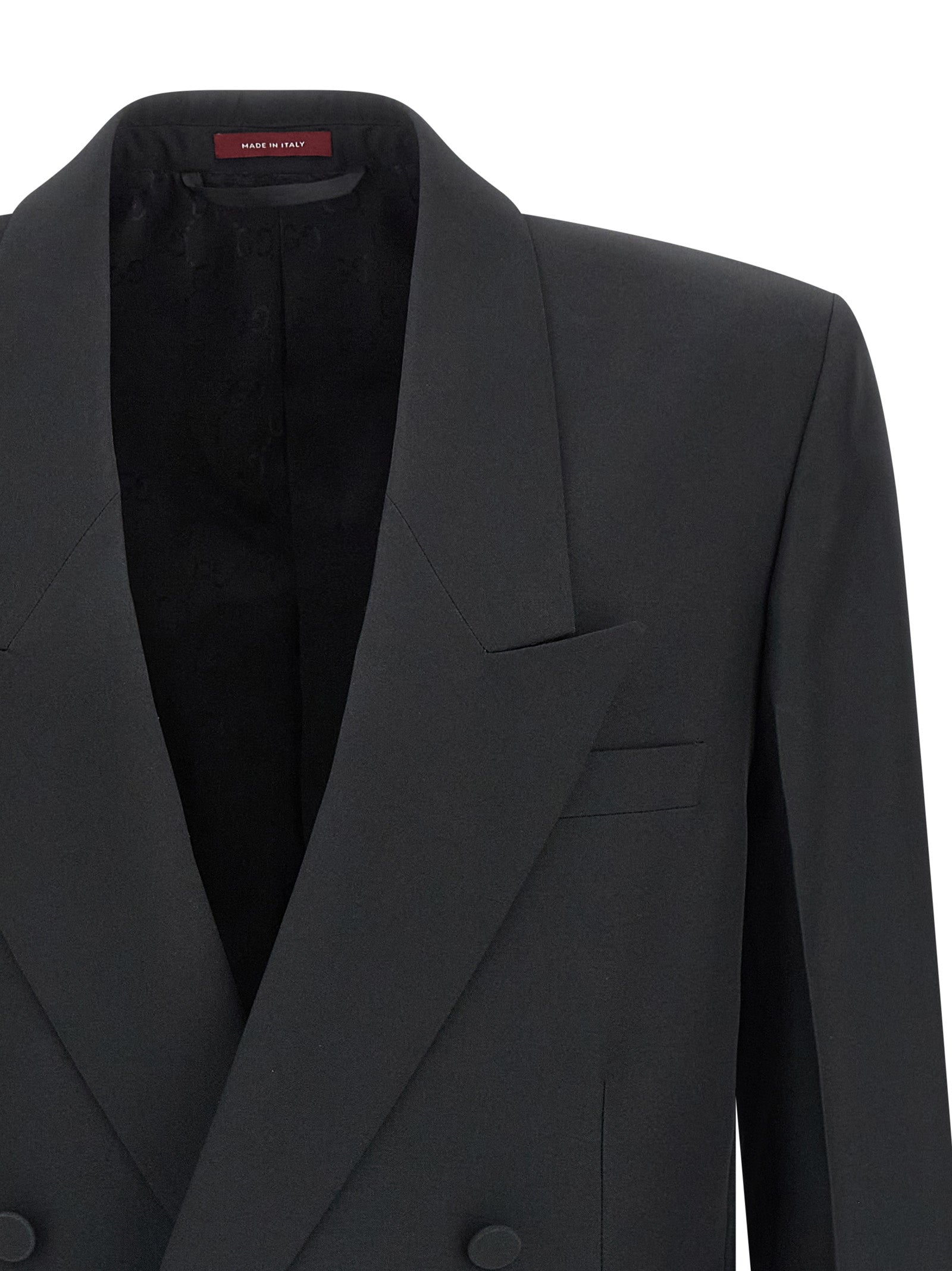 Gucci Schwarzer Blazer aus Polyester