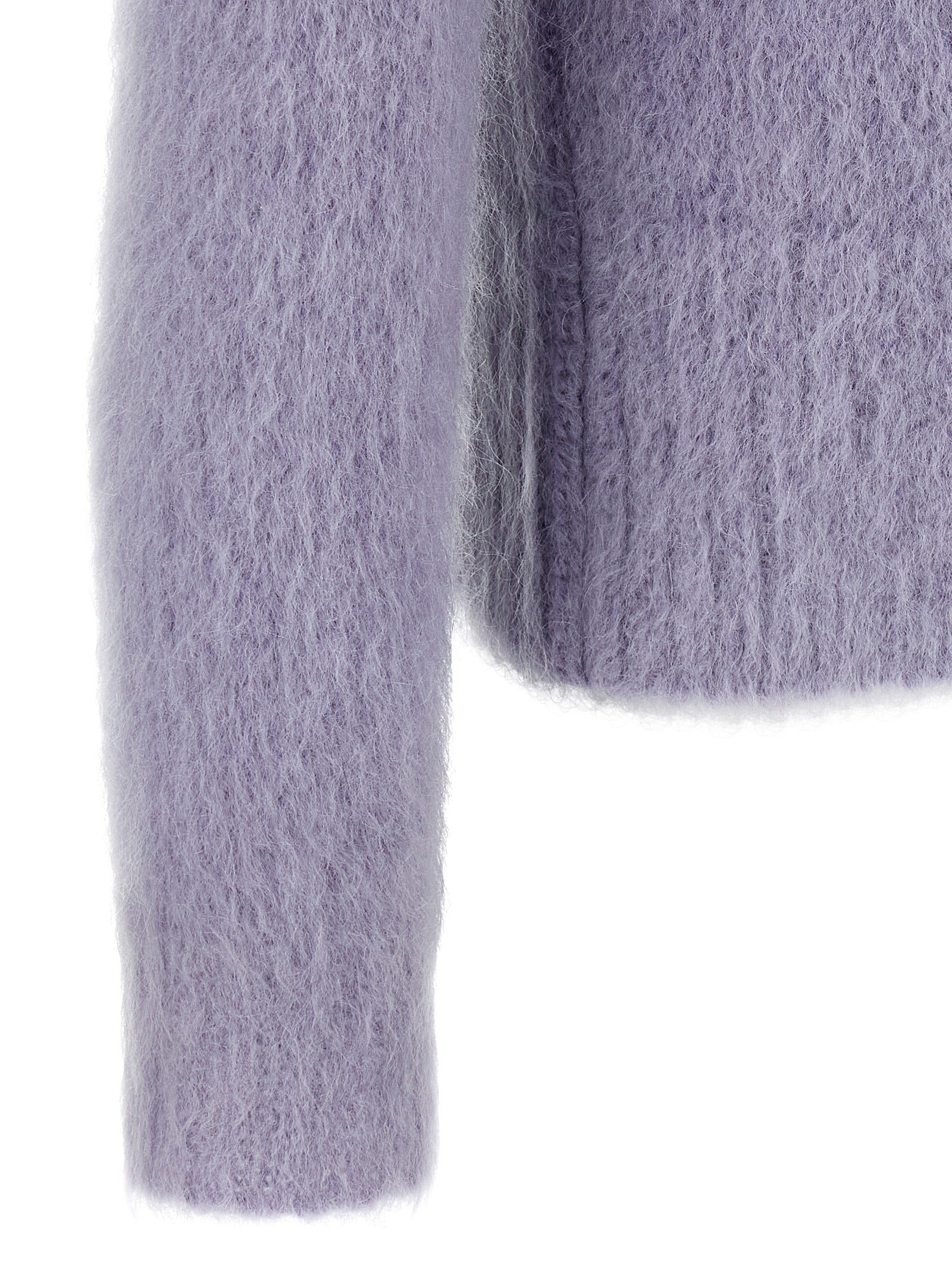 Gucci Lila Wollstrickjacke