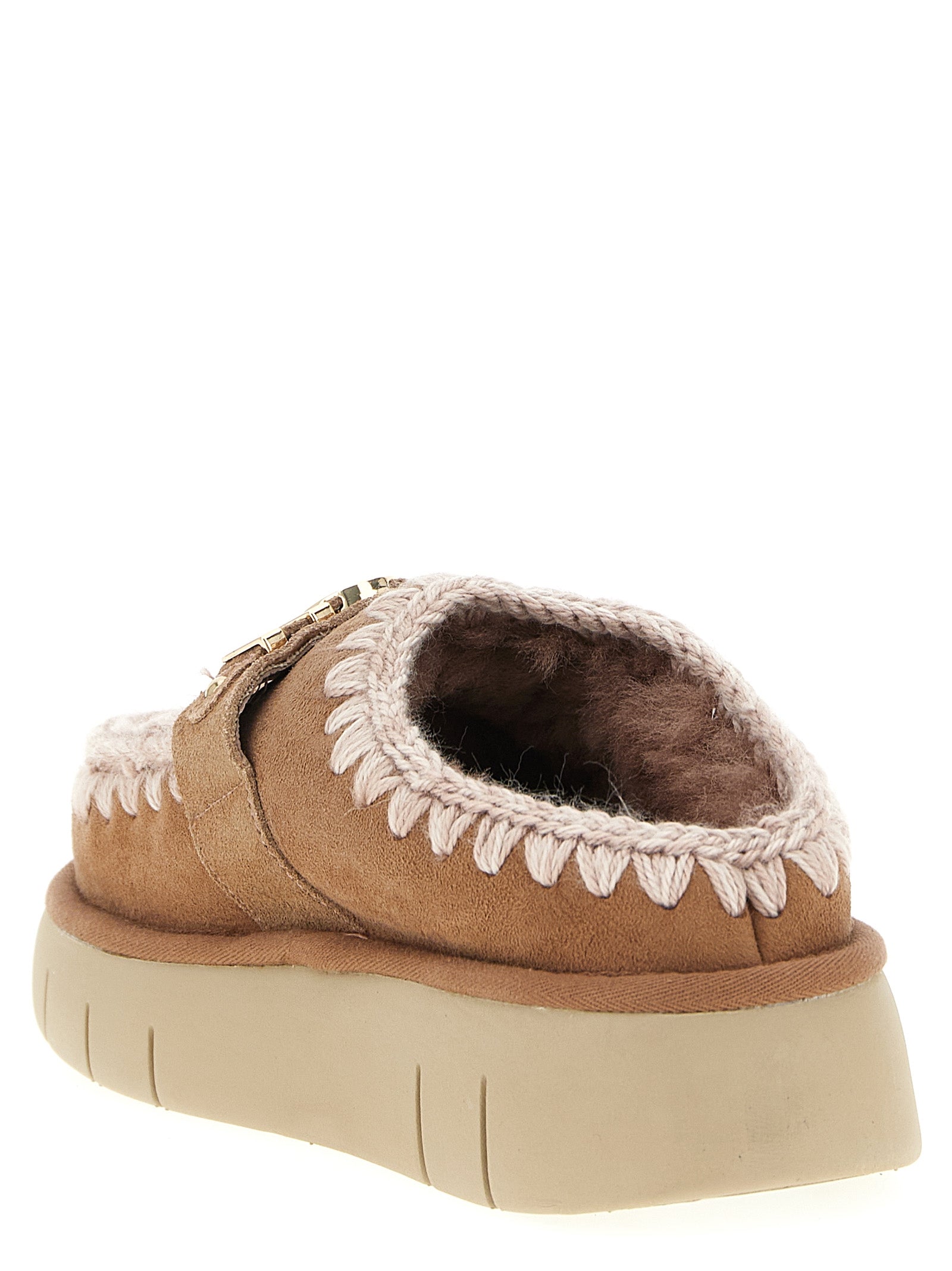 Mou Multicolor Lammleder Clogs