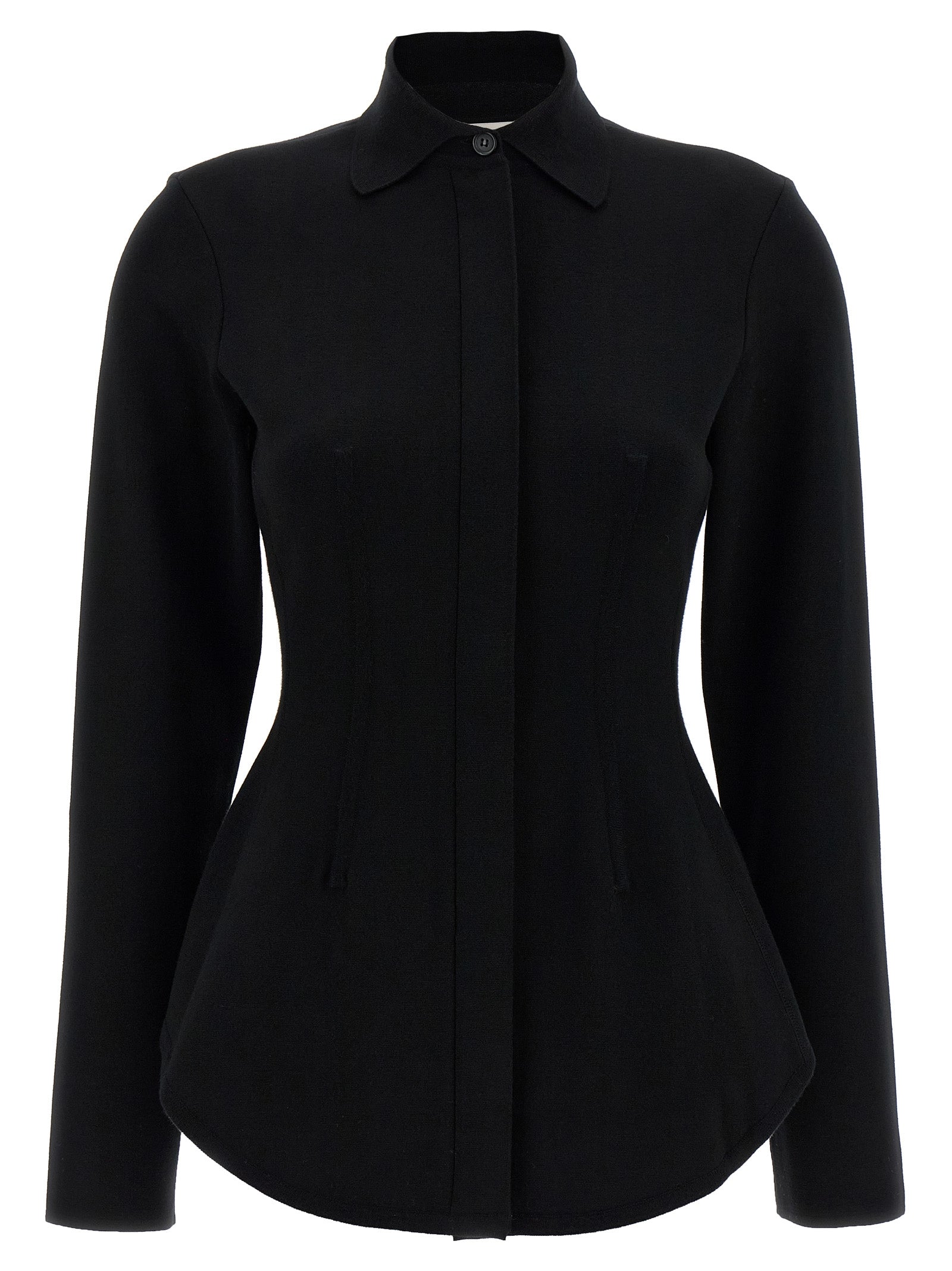 Sportmax Schwarze Viskosebluse