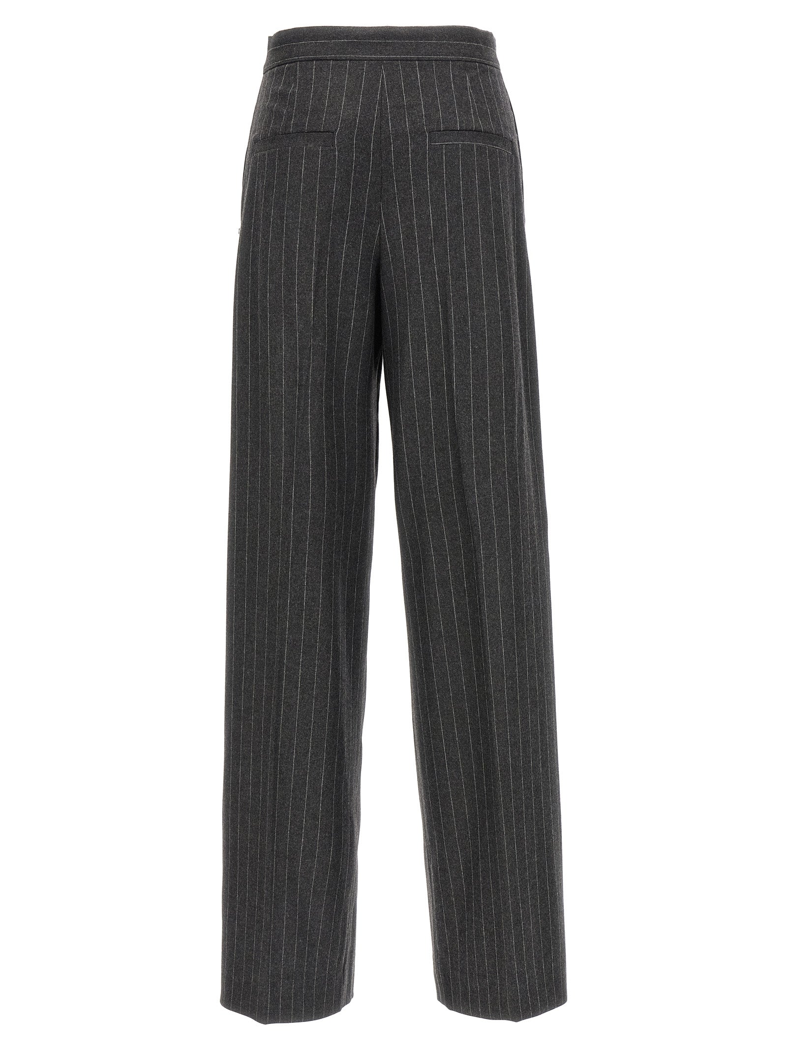 Sportmax Graue Hose aus reiner Schurwolle