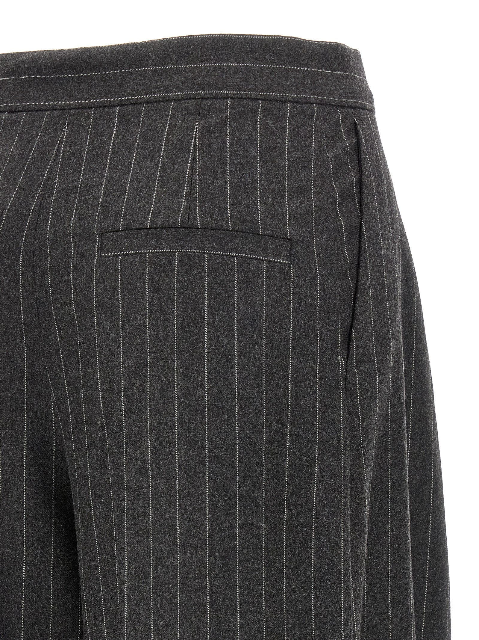 Sportmax Graue Hose aus reiner Schurwolle