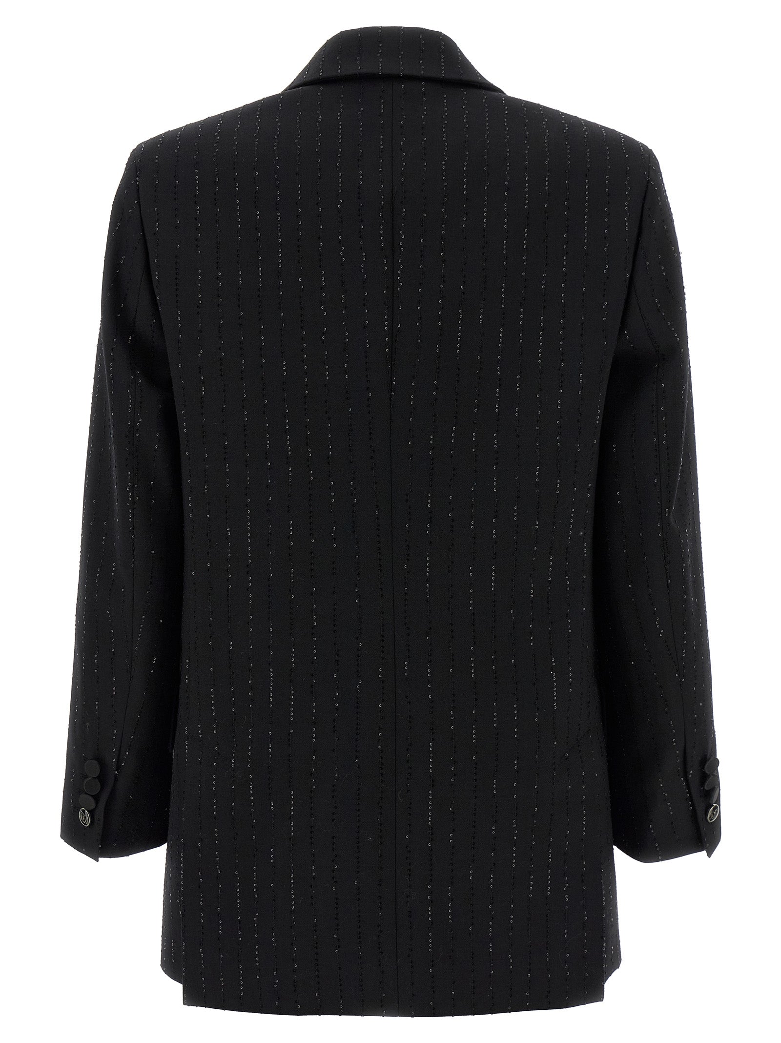 Max Mara Schwarzer Blazer aus reiner Schurwolle