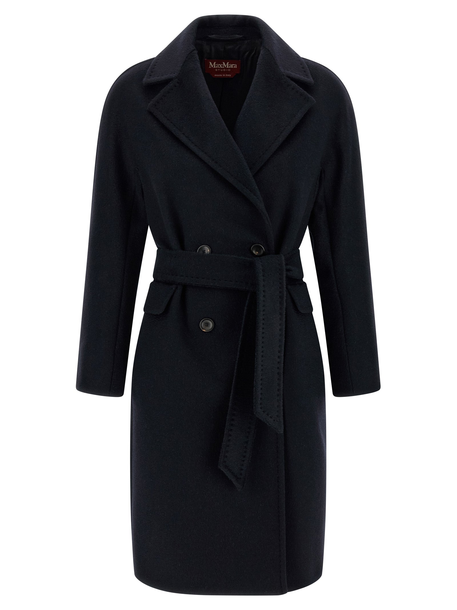 Max Mara Blauer Kaschmir-Mantel