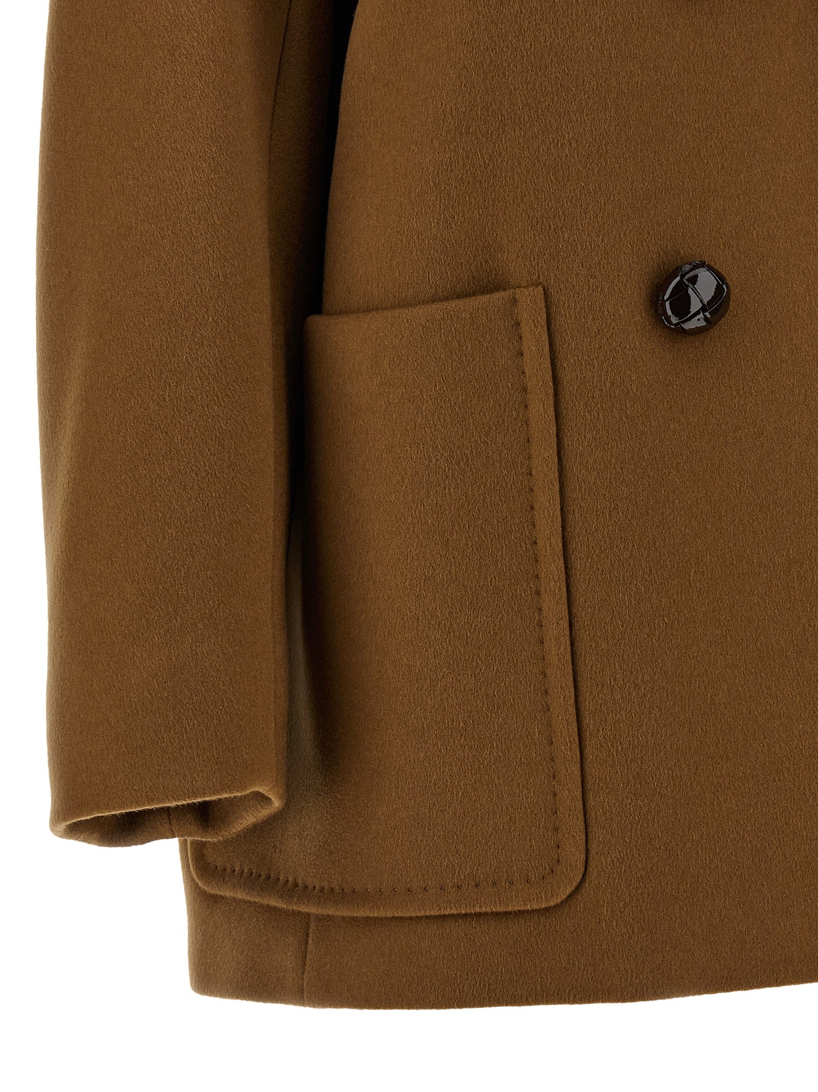 Max Mara Brauner Kaschmir-Mantel