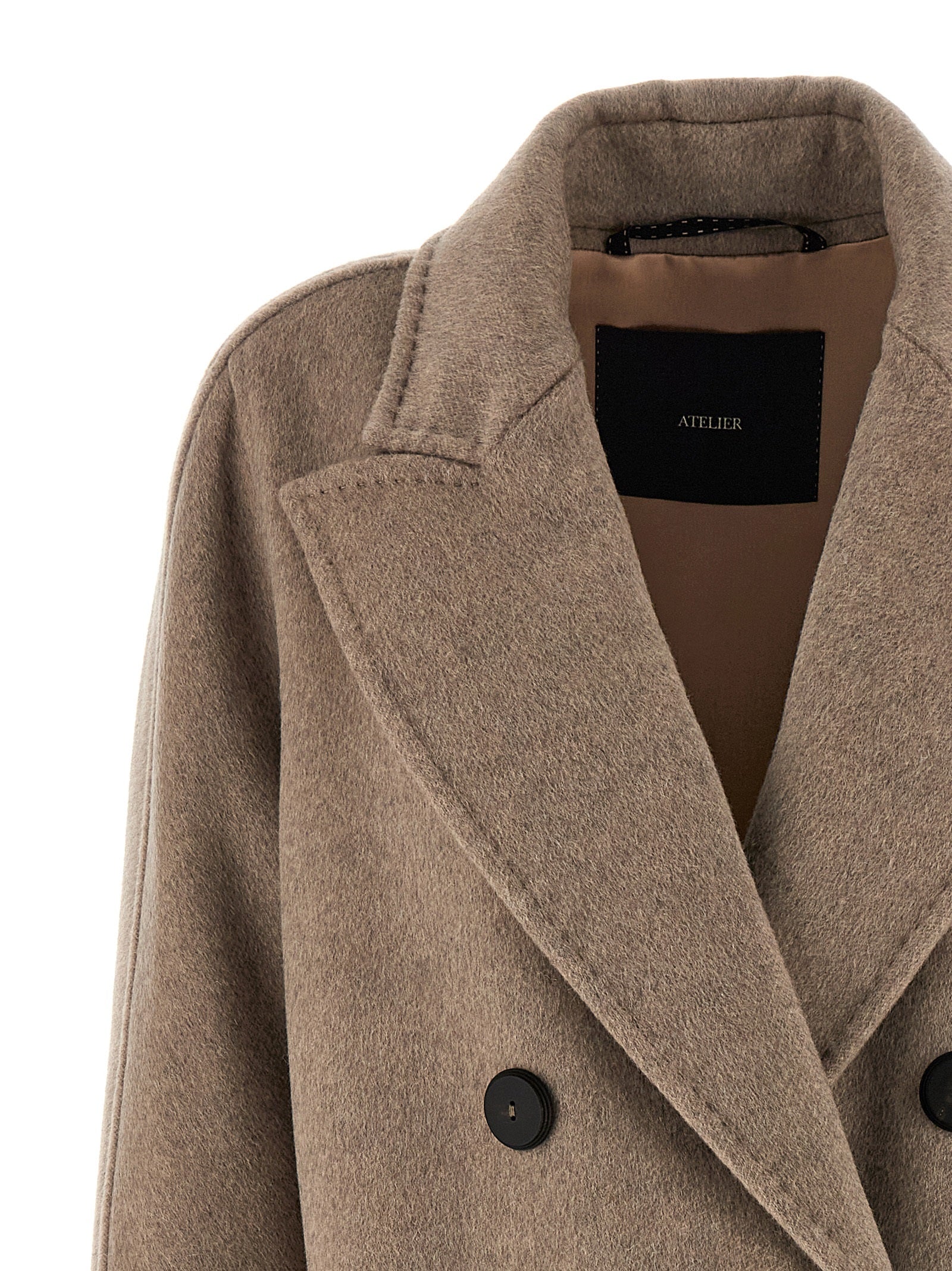 Max Mara Beiger Kaschmir-Mantel