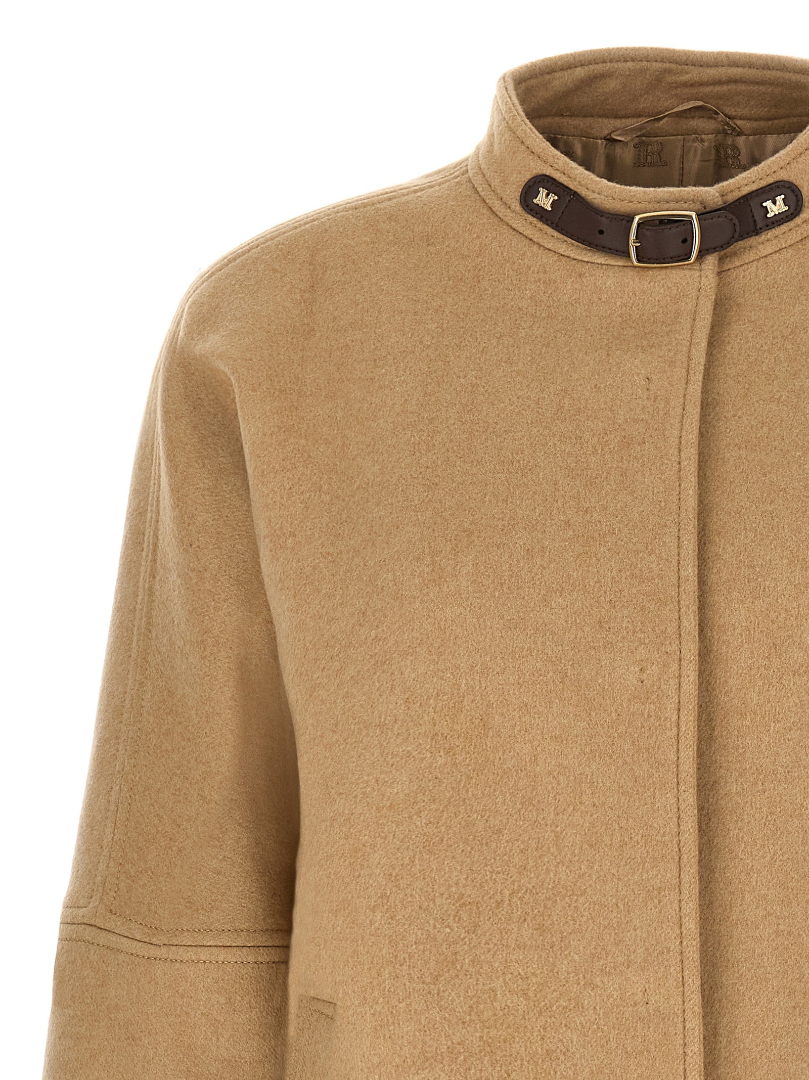 Max Mara Beige Kaschmir Bomberjacke