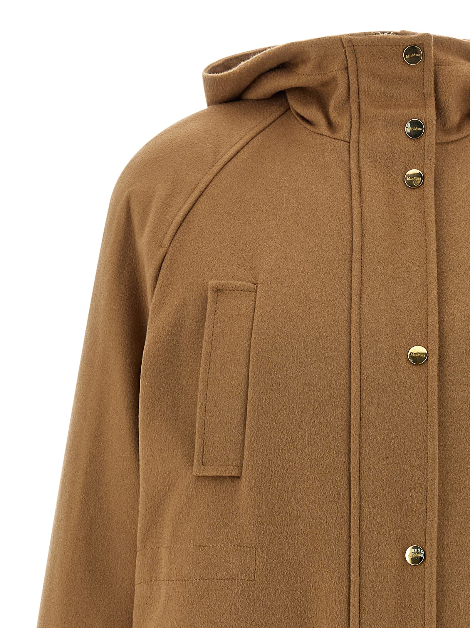 Max Mara Beige Polyamid-Parka