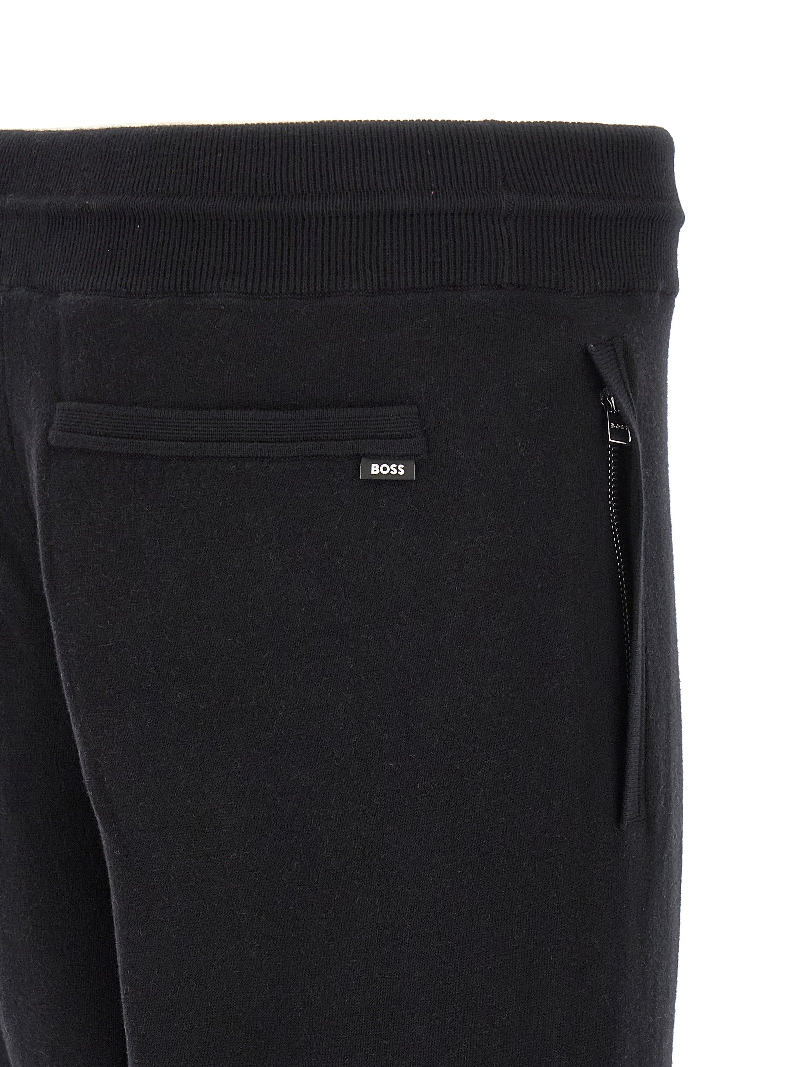 Hugo Boss Schwarze Baumwoll-Jogginghose (Trainingshose)
