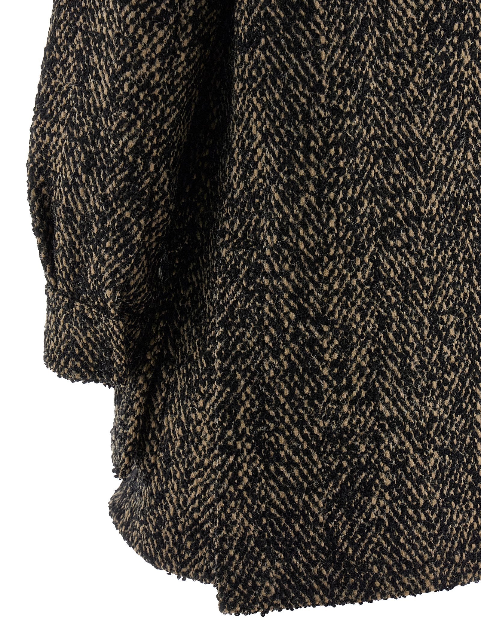 Max Mara Mehrfarbige Jacke aus reiner Schurwolle