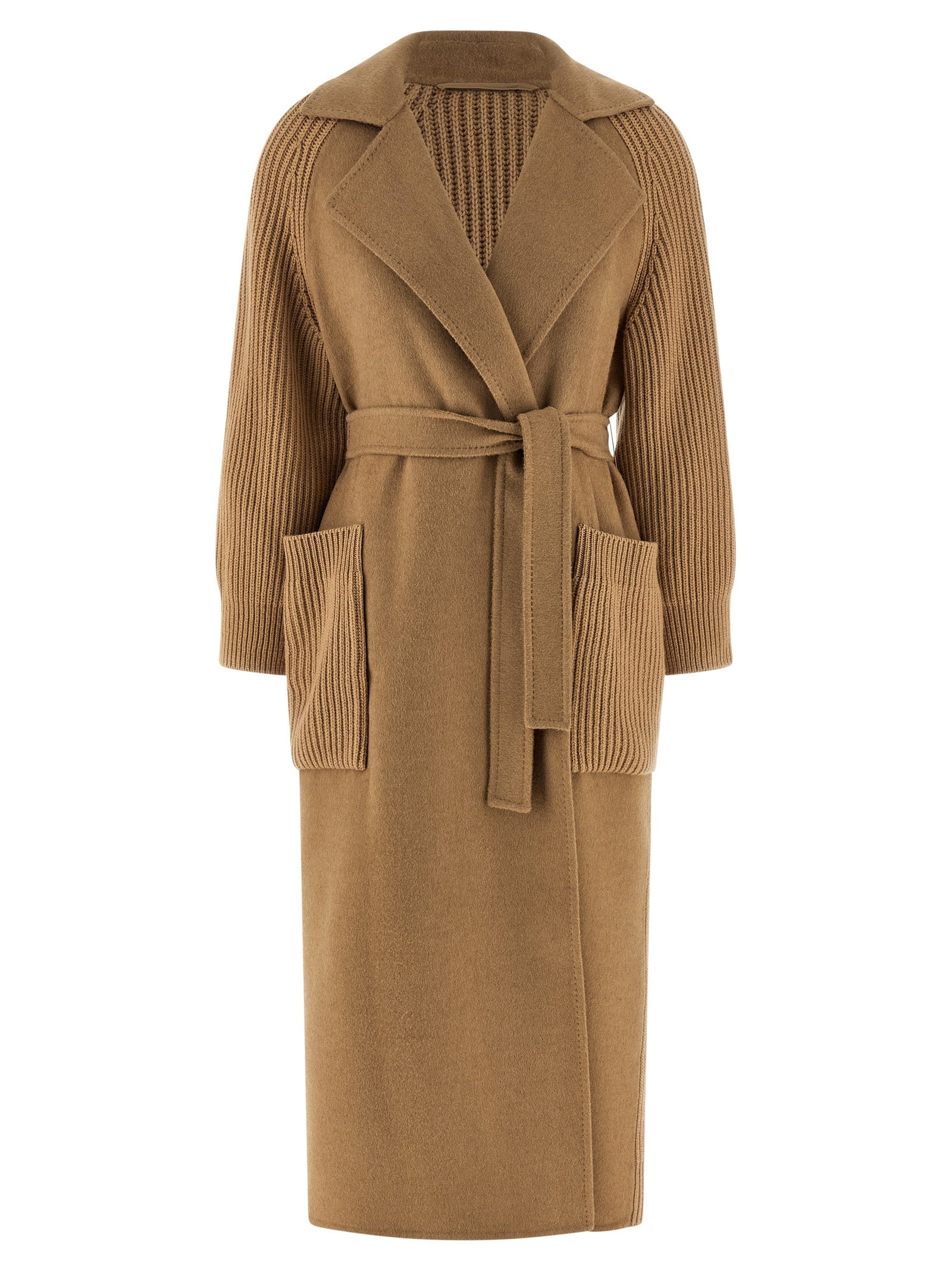Max Mara Beiger Wollmantel
