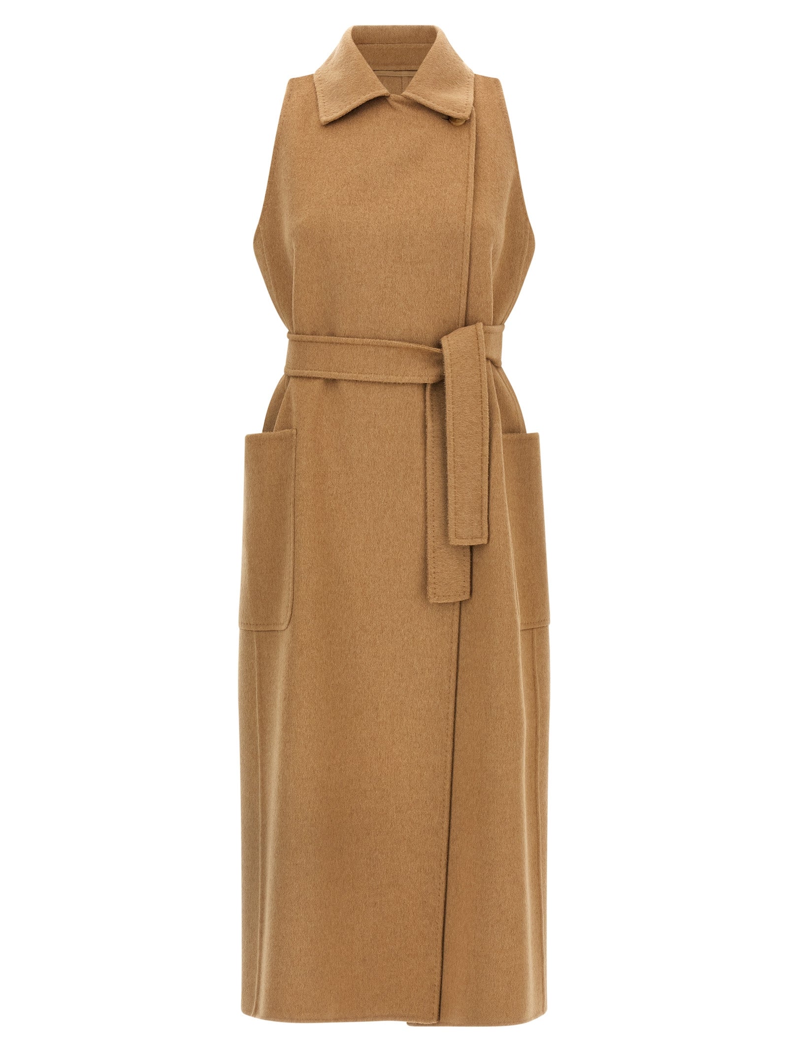 Max Mara Beiger Wollmantel