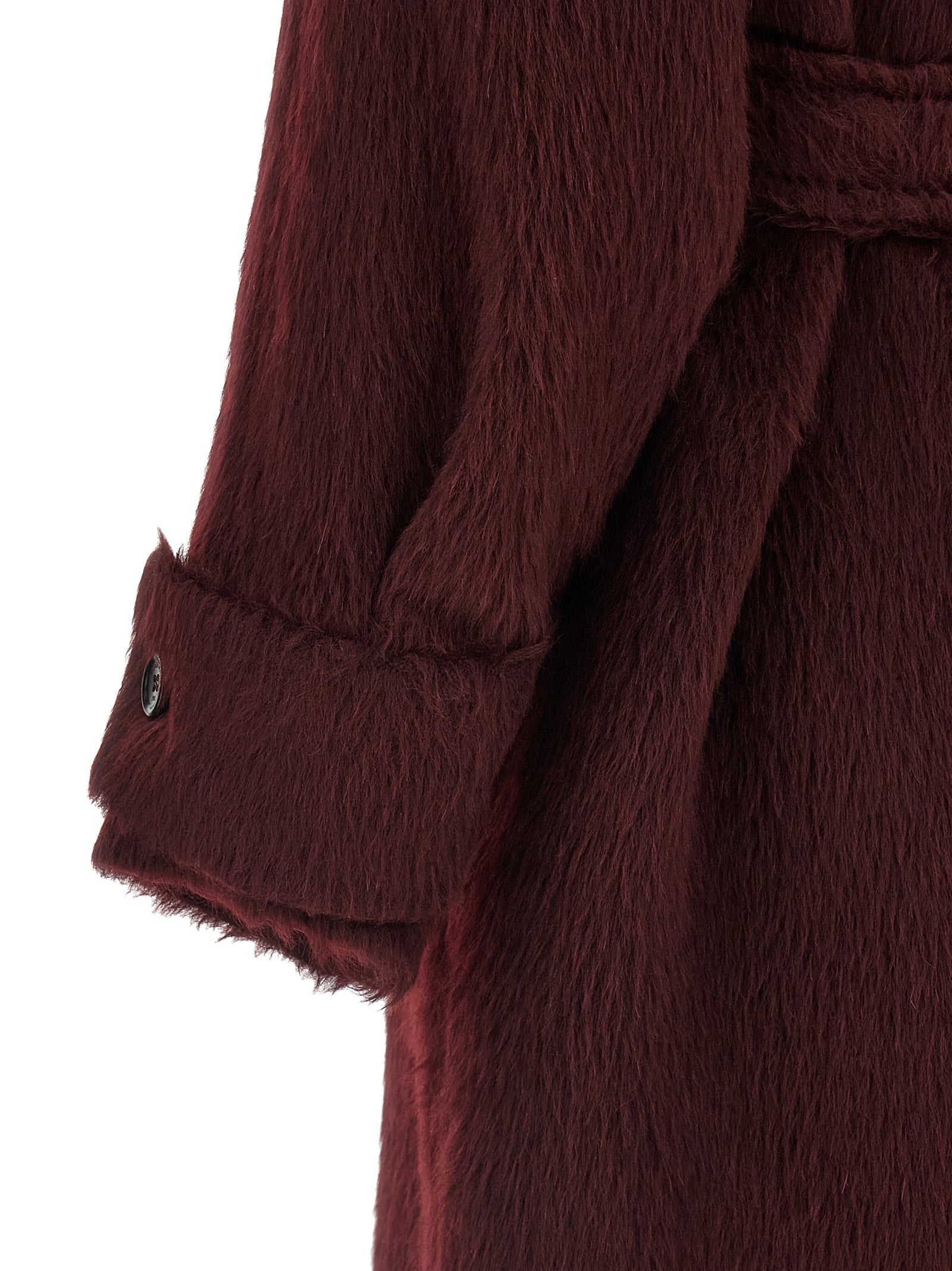 Max Mara Bordeaux Wollmantel