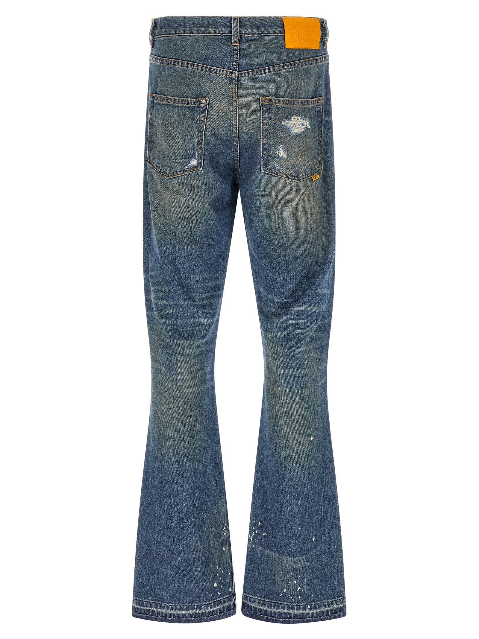 GALLERY DEPT. Blaue Baumwoll-Jeans mit ausgestelltem Bein