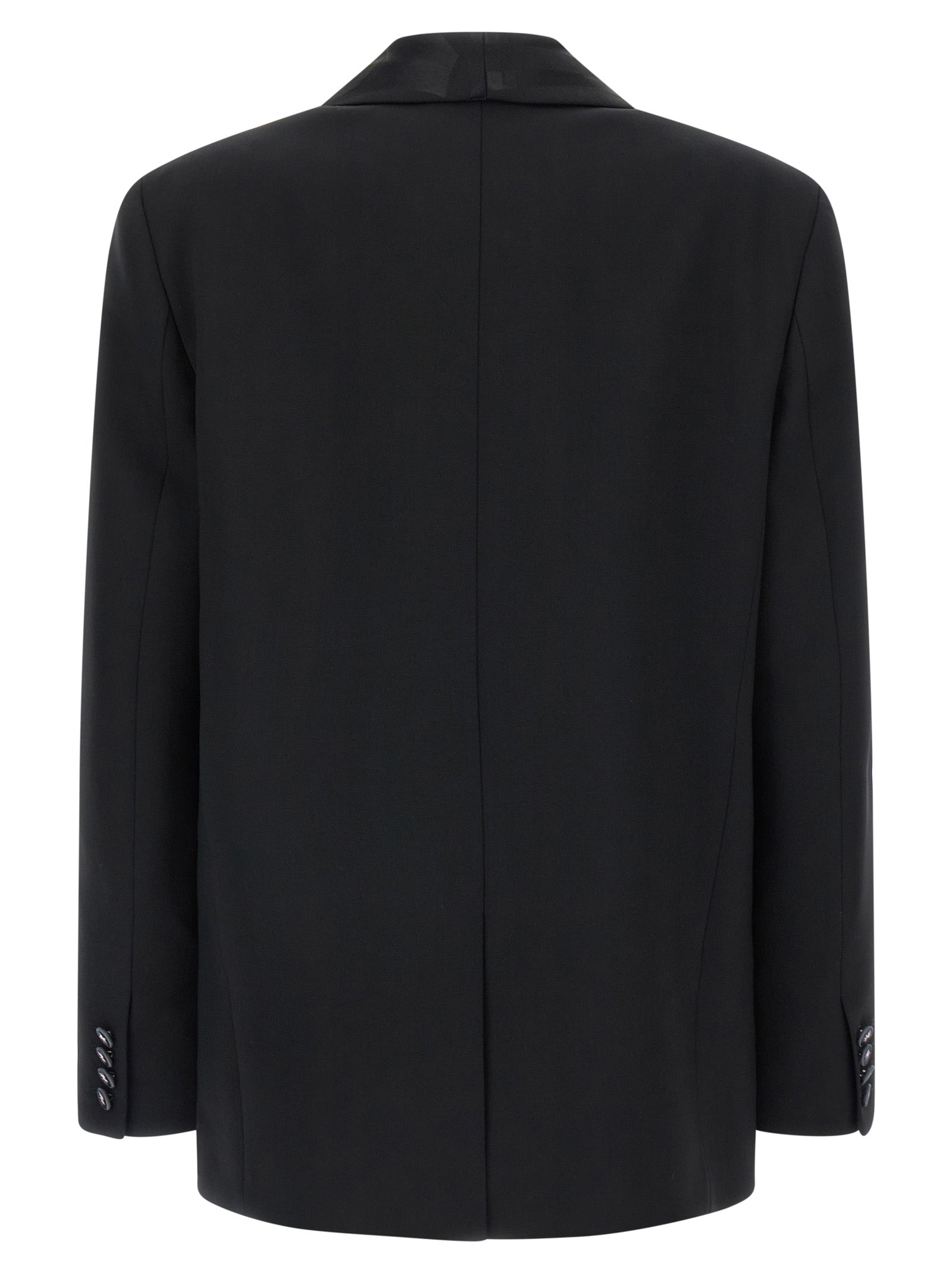 Emilio Pucci Schwarzer Blazer aus reiner Schurwolle
