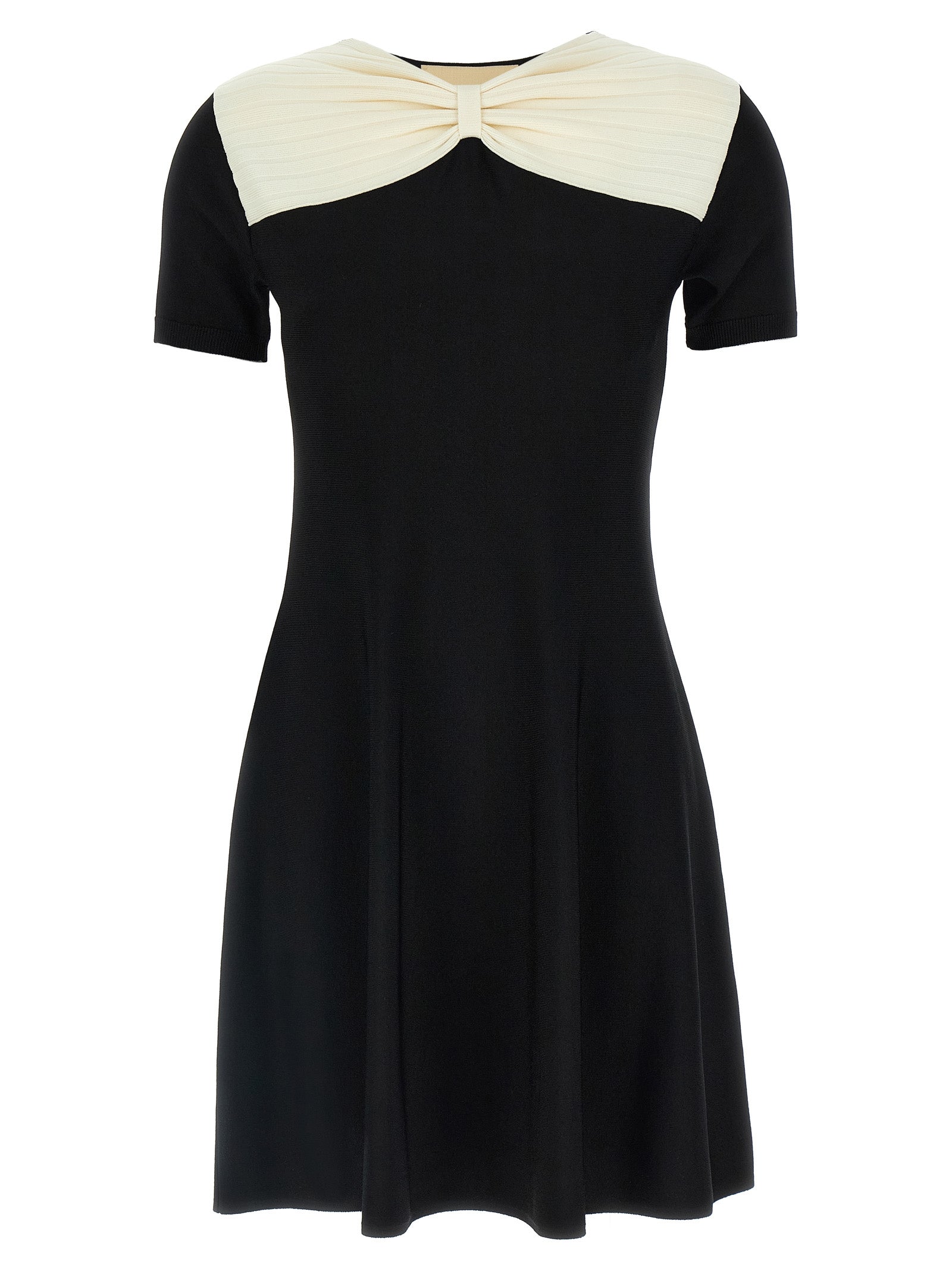 Valentino Garavani Schwarzes Viskose-Kurzkleid