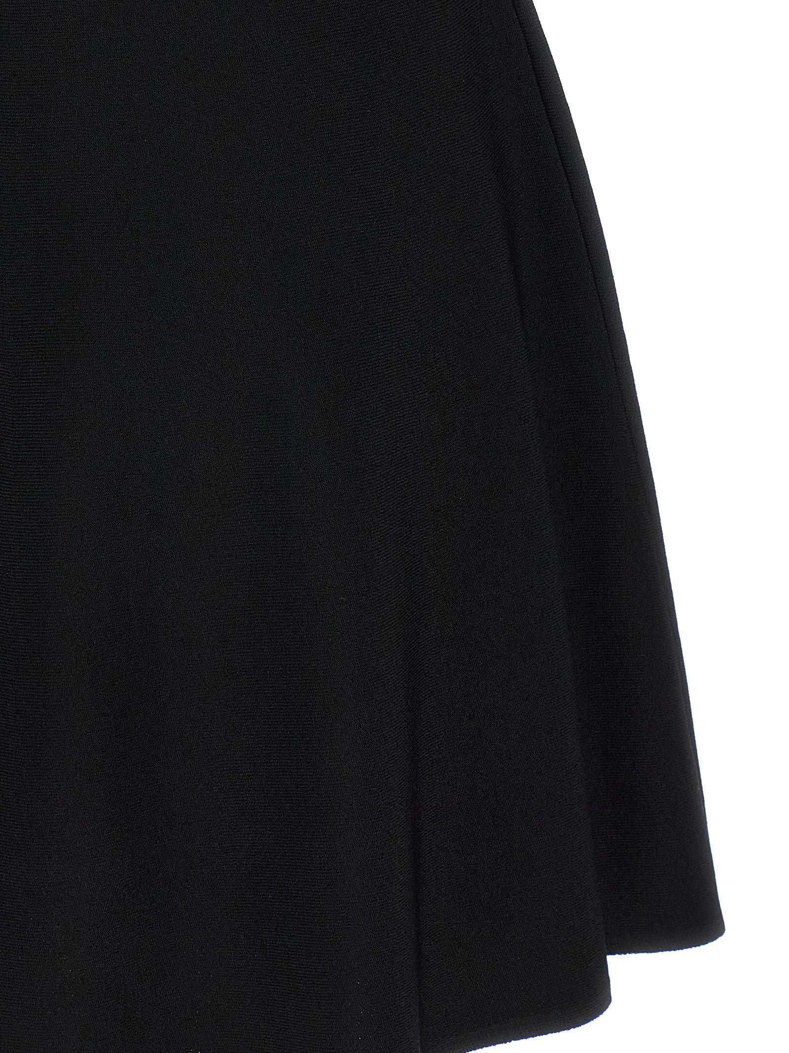 Valentino Garavani Schwarzes Viskose-Kurzkleid
