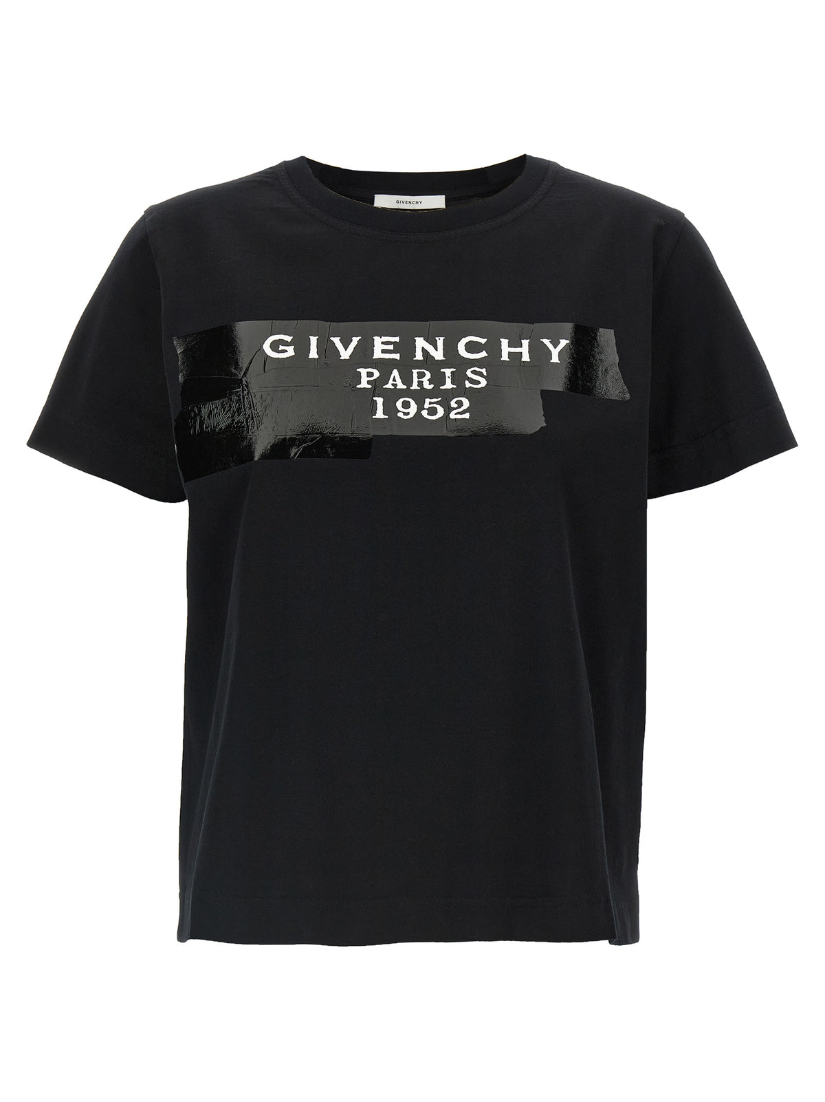 Givenchy Schwarzes Baumwoll-T-Shirt