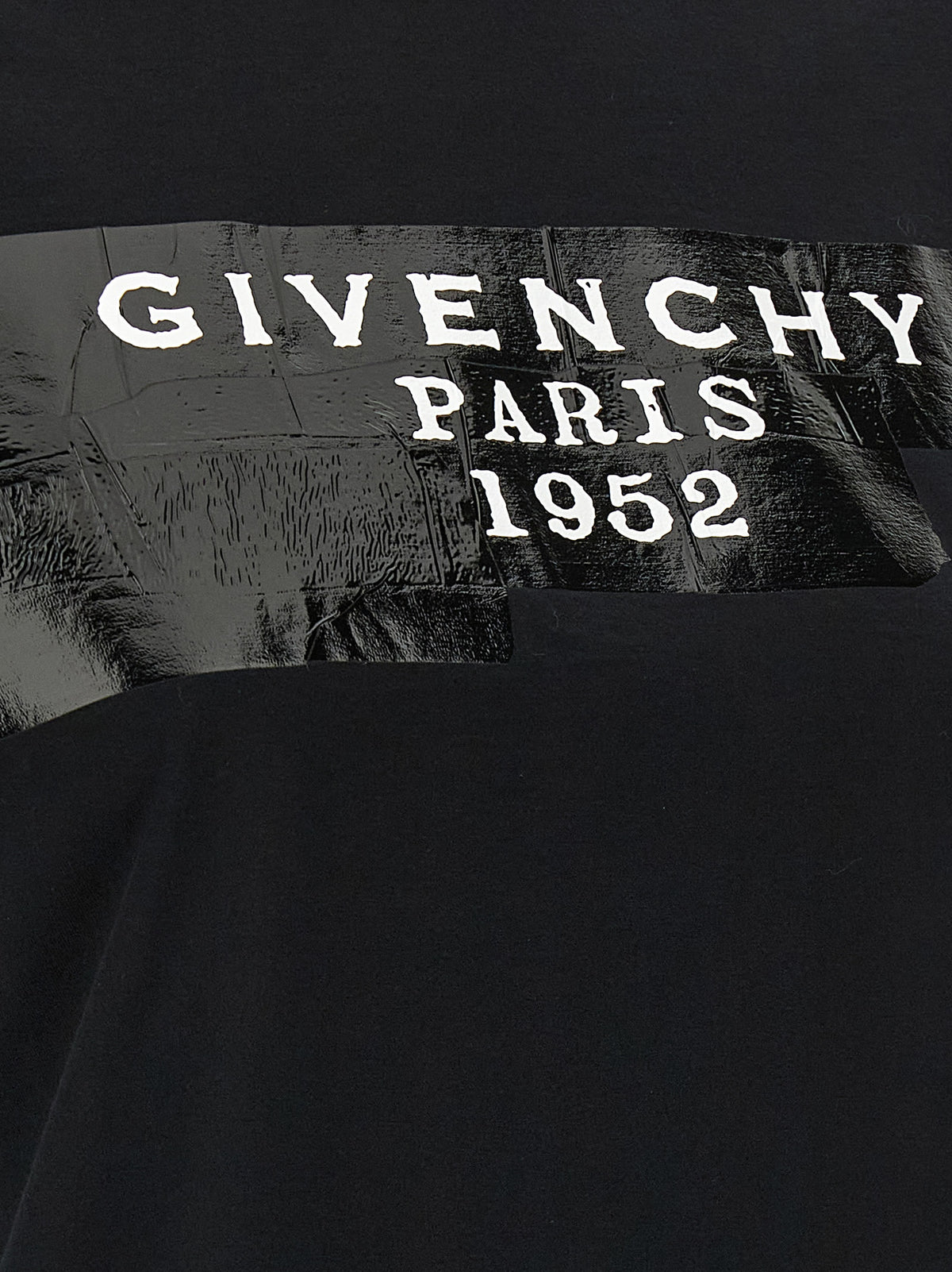 Givenchy Schwarzes Baumwoll-T-Shirt